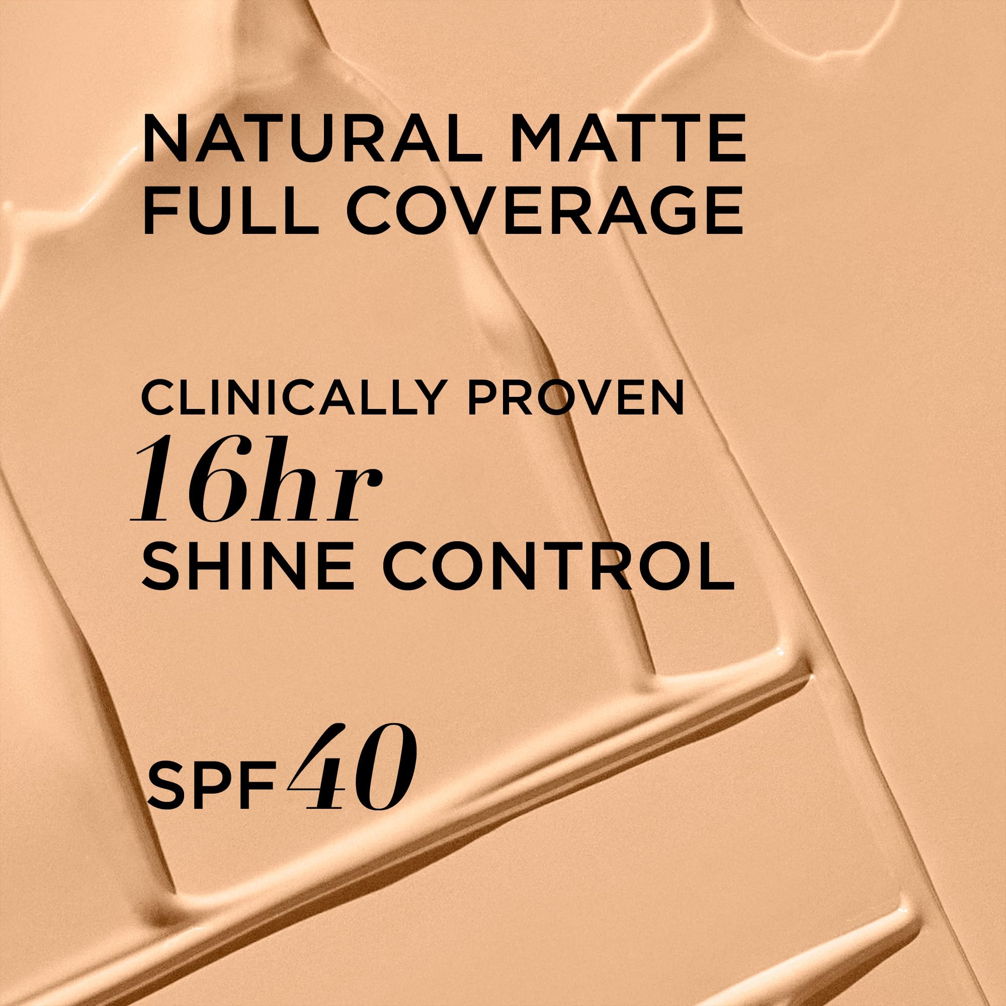 IT Cosmetics CC+ Cream Natural Matte Foundation with SPF 40 - Shine-Reducing & Long-Wear Full Coverage Foundation For Oily Skin - With Hyaluronic Acid - Fragrance Free & Non-Comedogenic - 1.08 fl oz