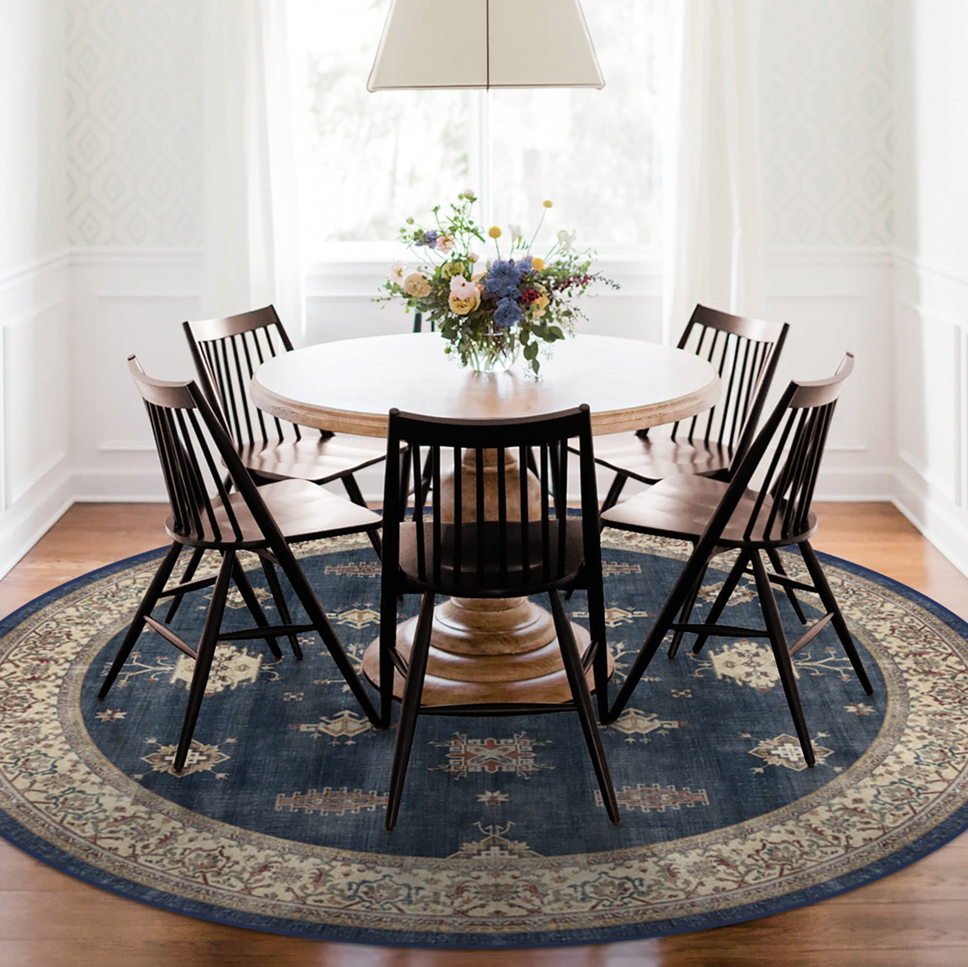 RUGGABLE – Verena Dark Wood – Machine Washable Runner Rug – Pet & Child Friendly – Stain & Water Resistant – Non-Slip – 2.5&