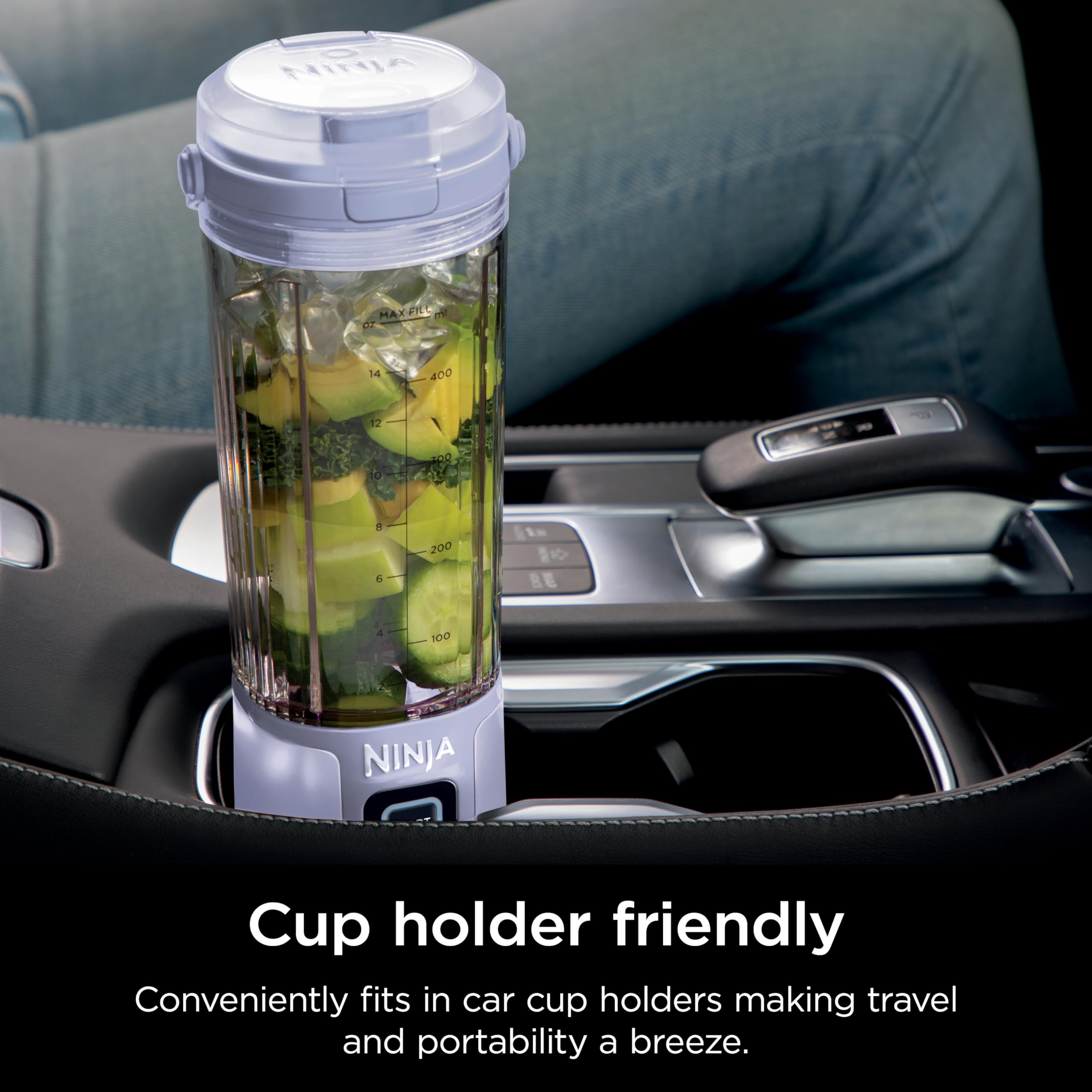 Ninja Blast Portable Blender, Cordless, 18oz. Vessel, Personal Blender For-Shakes and Smoothies, BPA Free, Leakproof-Lid and Sip Spout, USB-C Rechargeable, Dishwasher Safe Parts, Tinted Pink, BC151PK