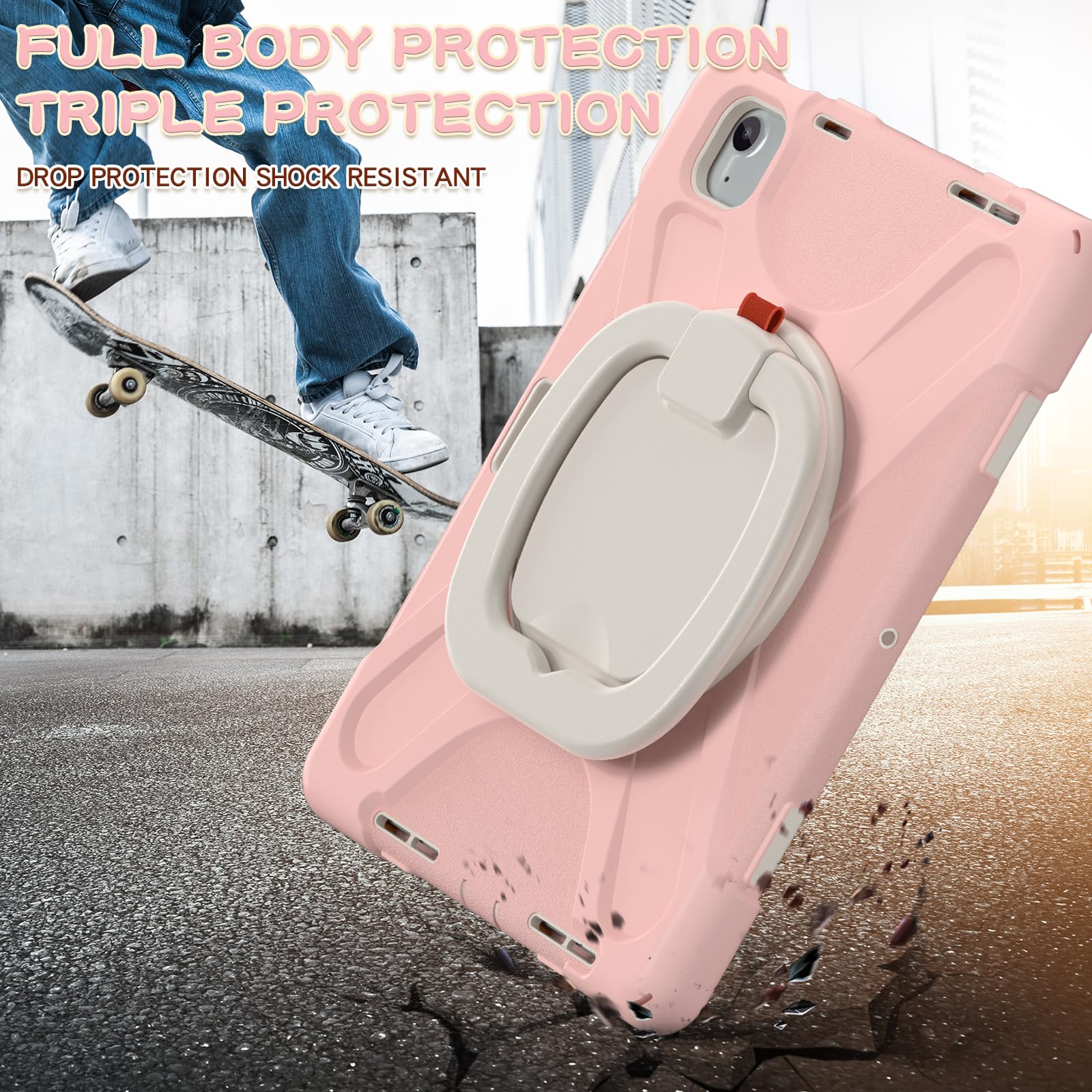 SCSVPN for iPad Air 11 Inch Case 2024 M2(6th Gen), iPad Air 5th/4th Generation Case 10.9&