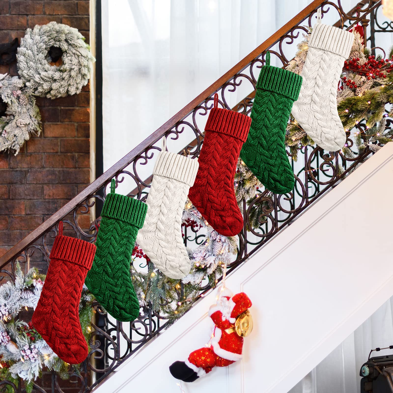 Knit Christmas Stockings Xmas