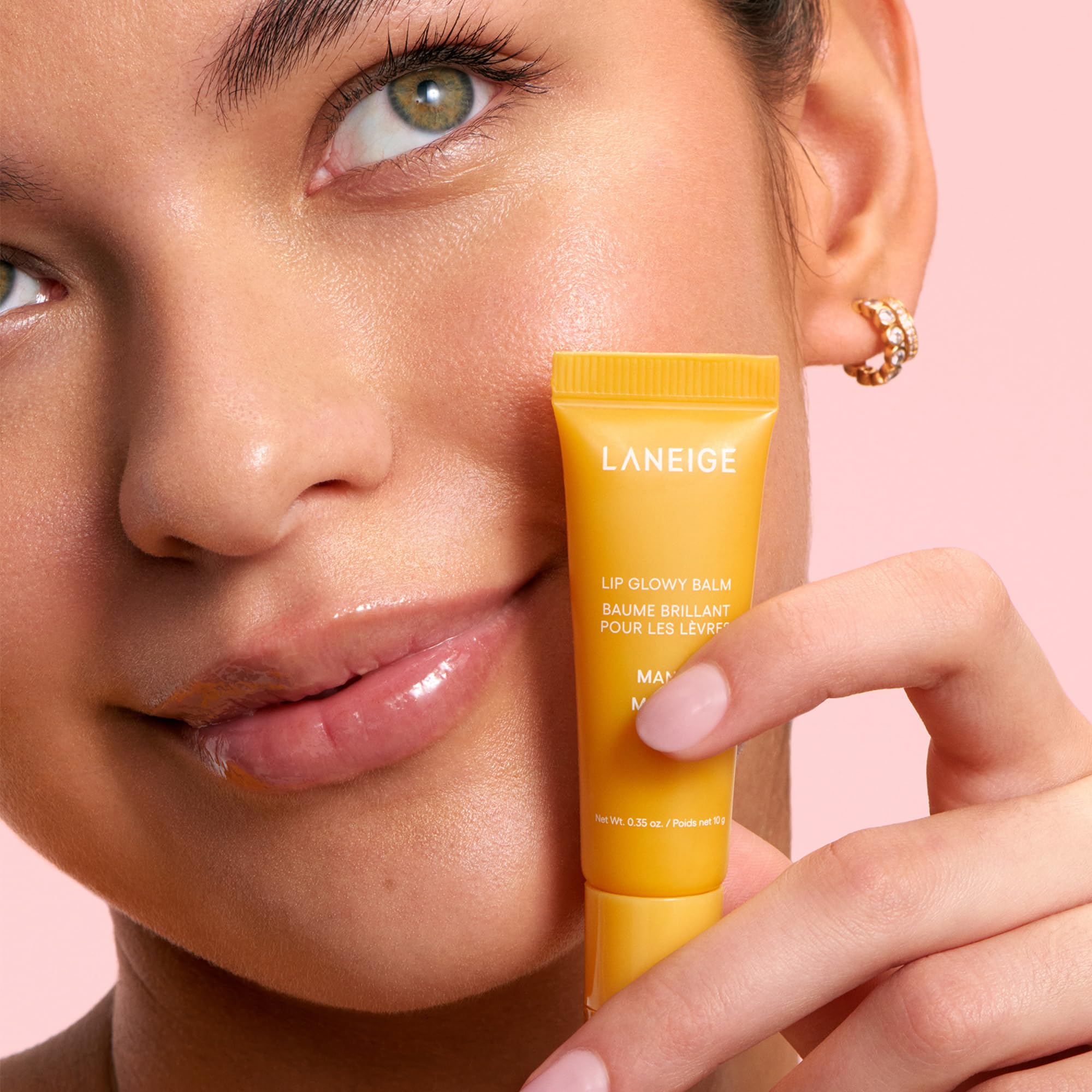 LANEIGE Lip Glowy Balm Hydrate, Glossy, Lightweight, Moisturize & Tint with Shea Butter