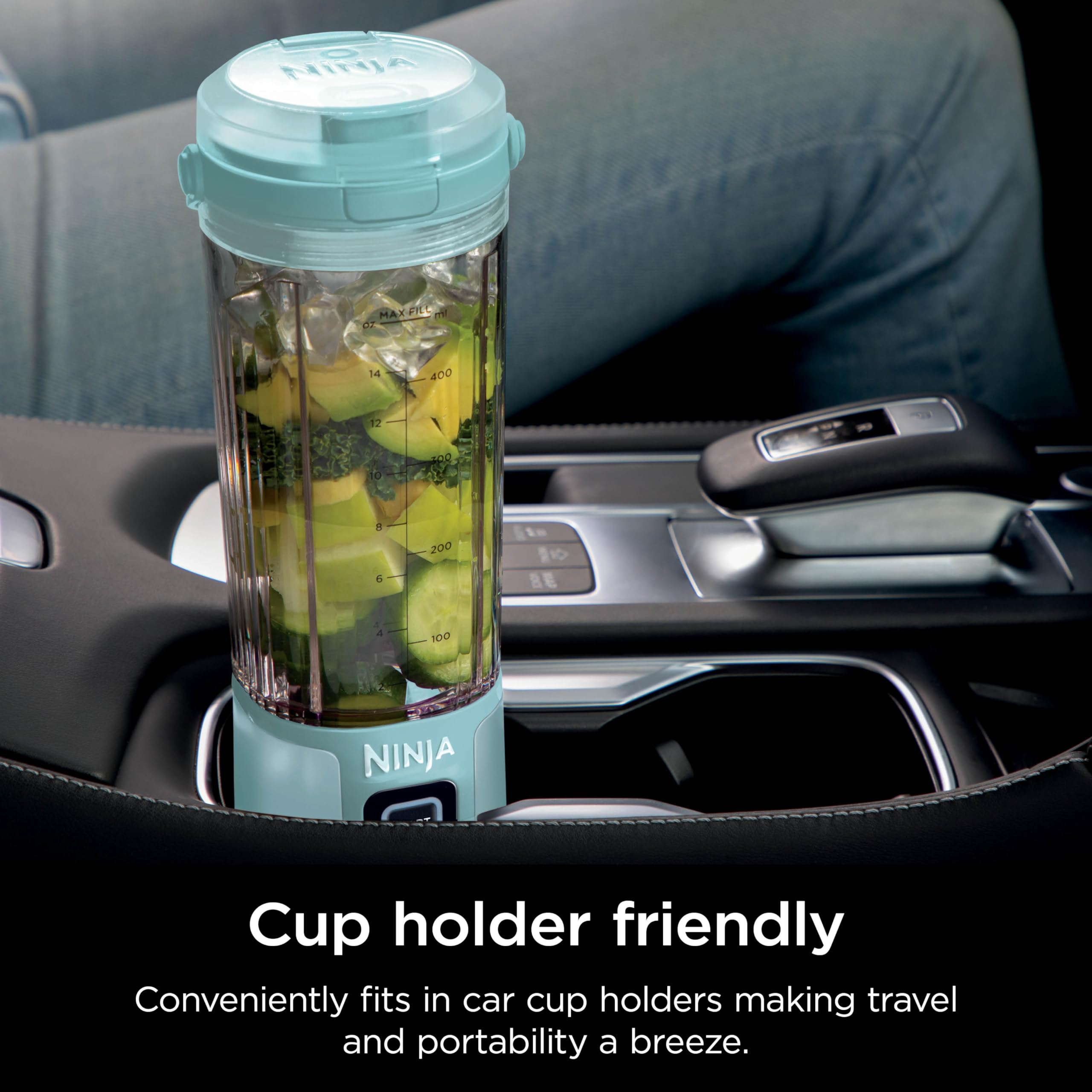 Ninja Blast Portable Blender, Cordless, 18oz. Vessel, Personal Blender For-Shakes and Smoothies, BPA Free, Leakproof-Lid and Sip Spout, USB-C Rechargeable, Dishwasher Safe Parts, Tinted Pink, BC151PK