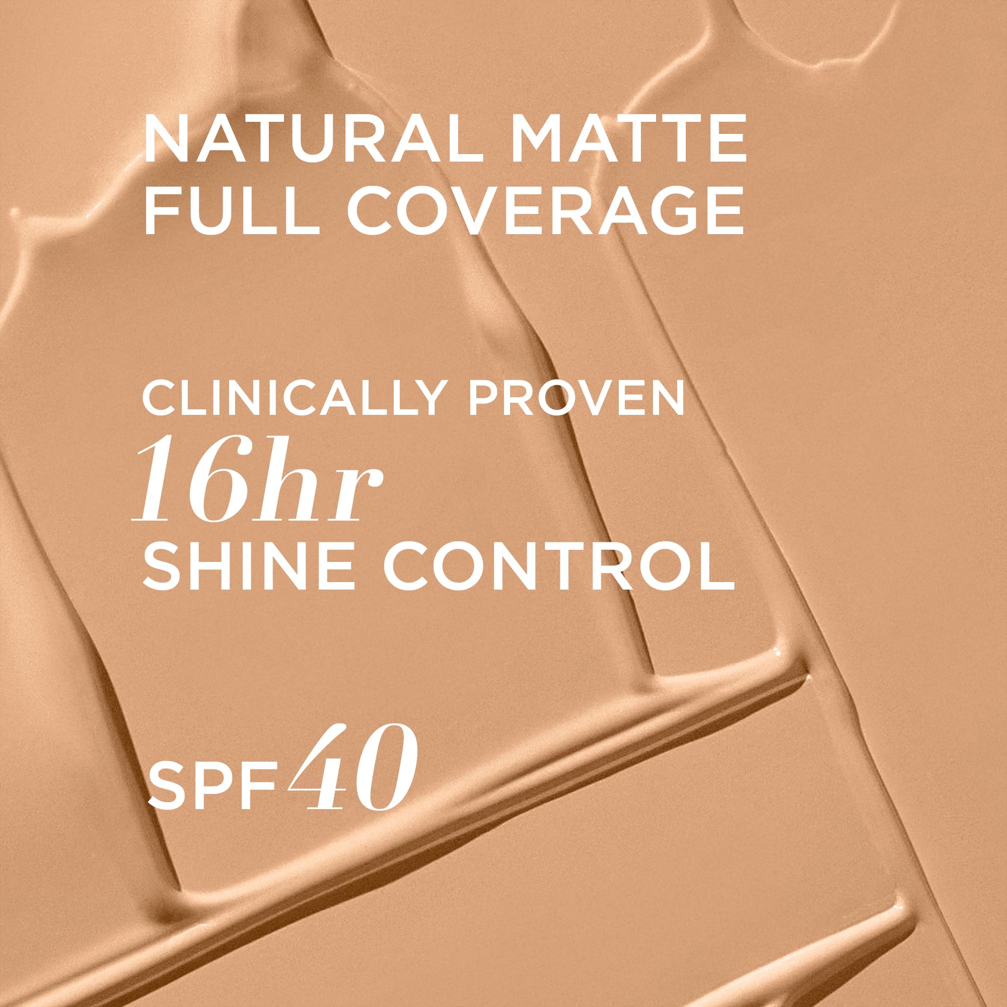 IT Cosmetics CC+ Cream Natural Matte Foundation with SPF 40 - Shine-Reducing & Long-Wear Full Coverage Foundation For Oily Skin - With Hyaluronic Acid - Fragrance Free & Non-Comedogenic - 1.08 fl oz