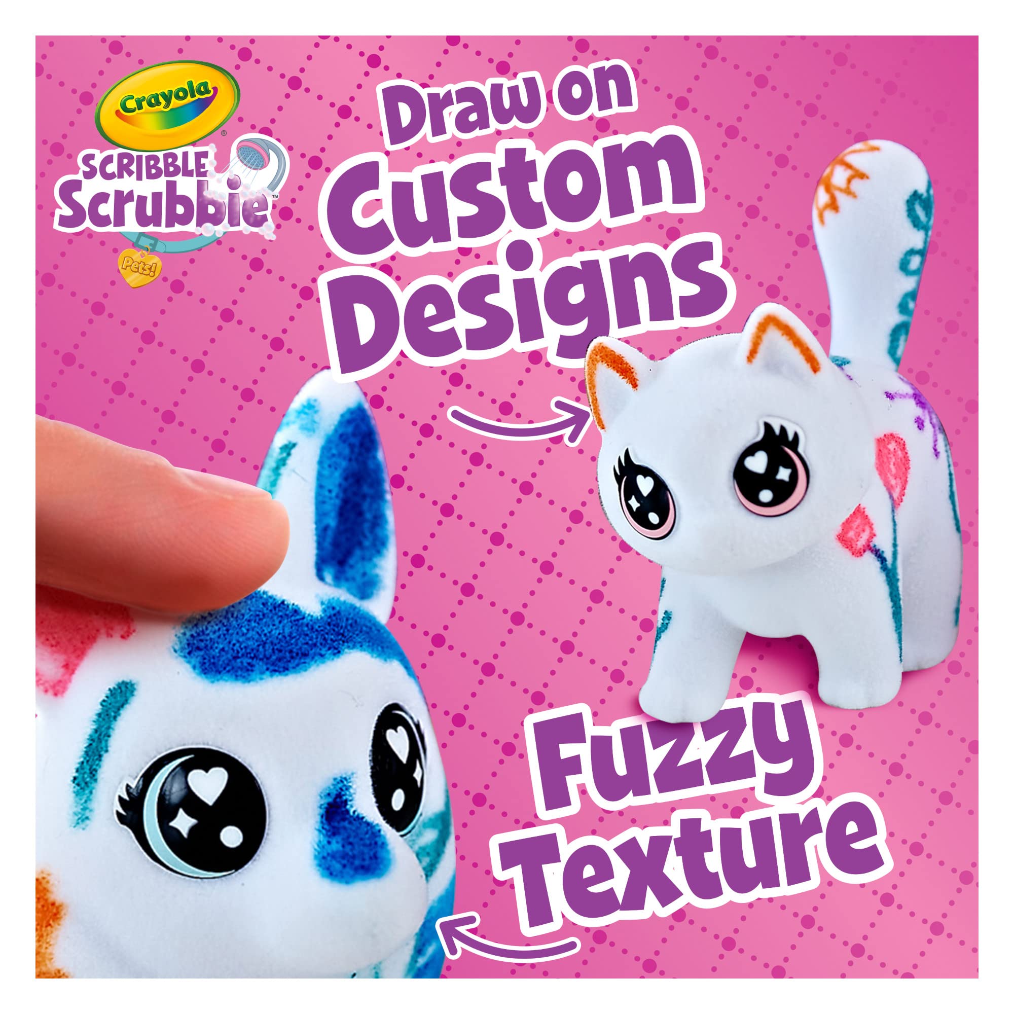 Crayola Scribble Scrubbie Peculiar Pets Tub Playset, Creative Toys