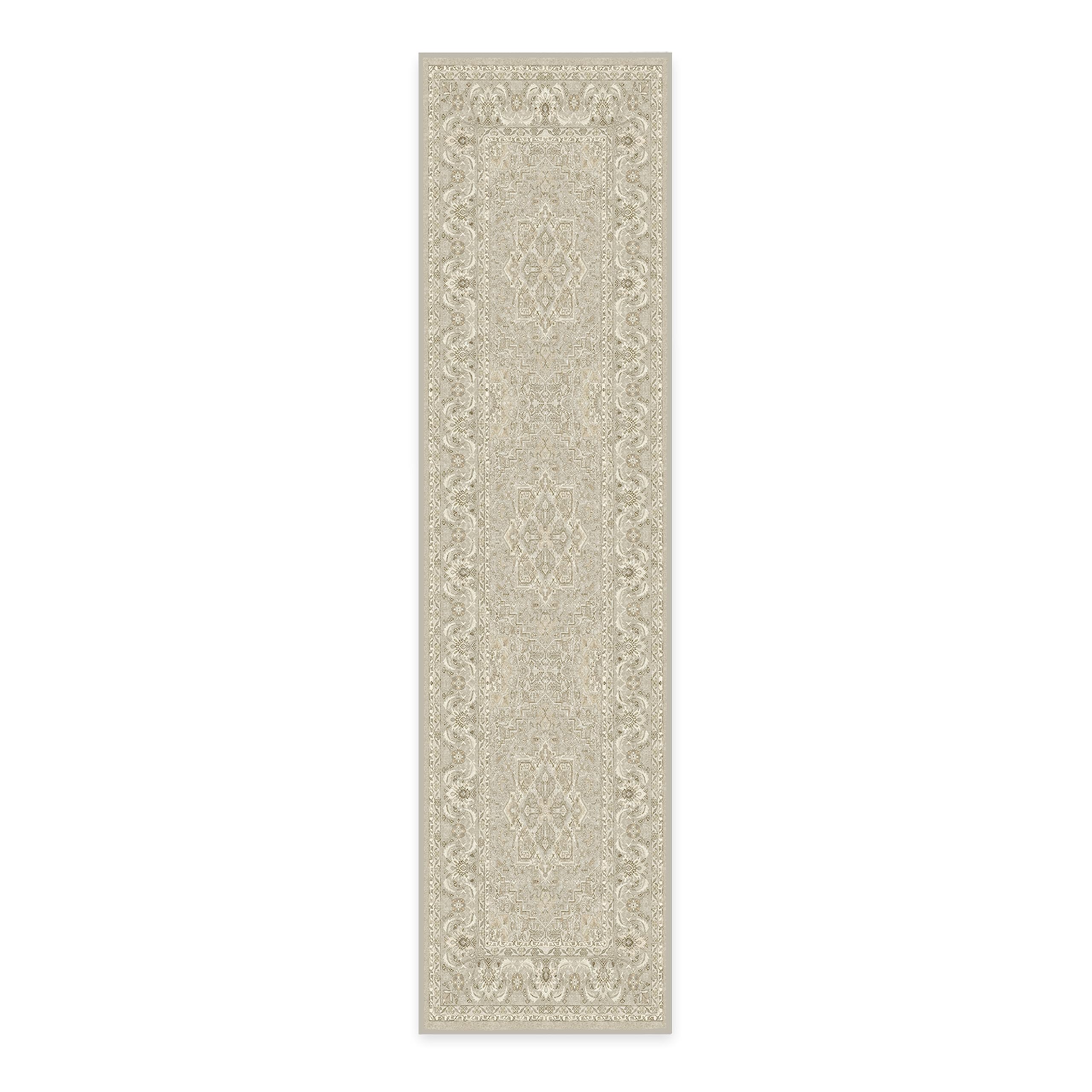 RUGGABLE Hendesi Heriz Washable Rug - Perfect Antique Vintage Area Rug for Living Room Bedroom Kitchen - Pet & Child Friendly - Stain & Water Resistant, Non-Slip - Abalone 2&