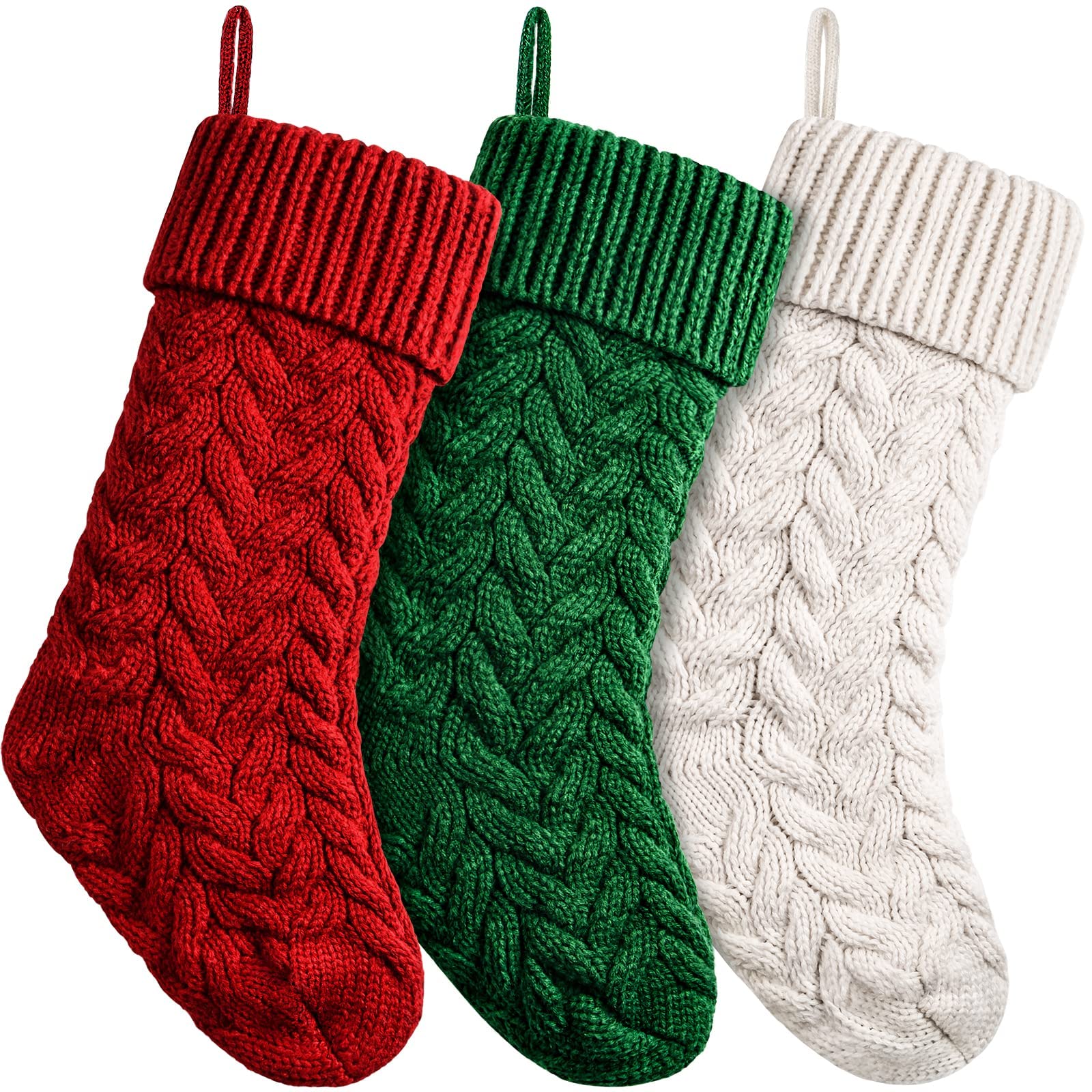 Knit Christmas Stockings Xmas
