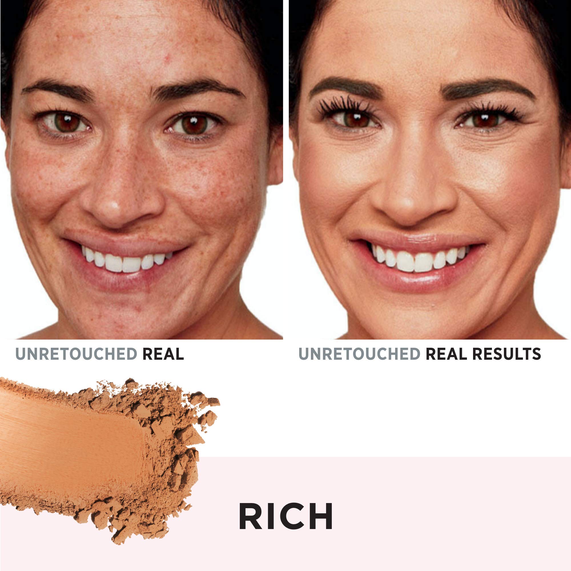 IT Cosmetics CC+ Airbrush Perfecting Powder Foundation - Buildable Full Coverage Of Pores & Dark Spots - Hydrating Face Makeup with Hydrolyzed Collagen & Niacinamide - 0.33 Oz