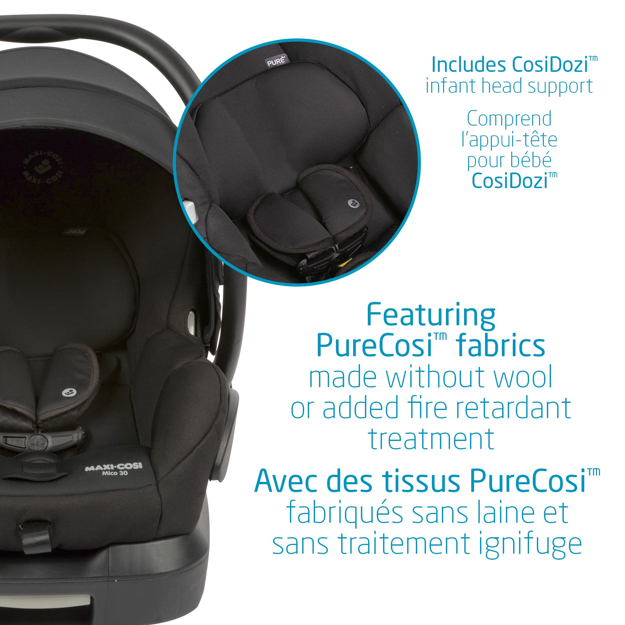 Maxi-Cosi Zelia Max 5-in-1 Modular Travel System, Carraige mode, Reversible toddler seat, Use from birth, Mico infant car seat (included), Polished Pebble