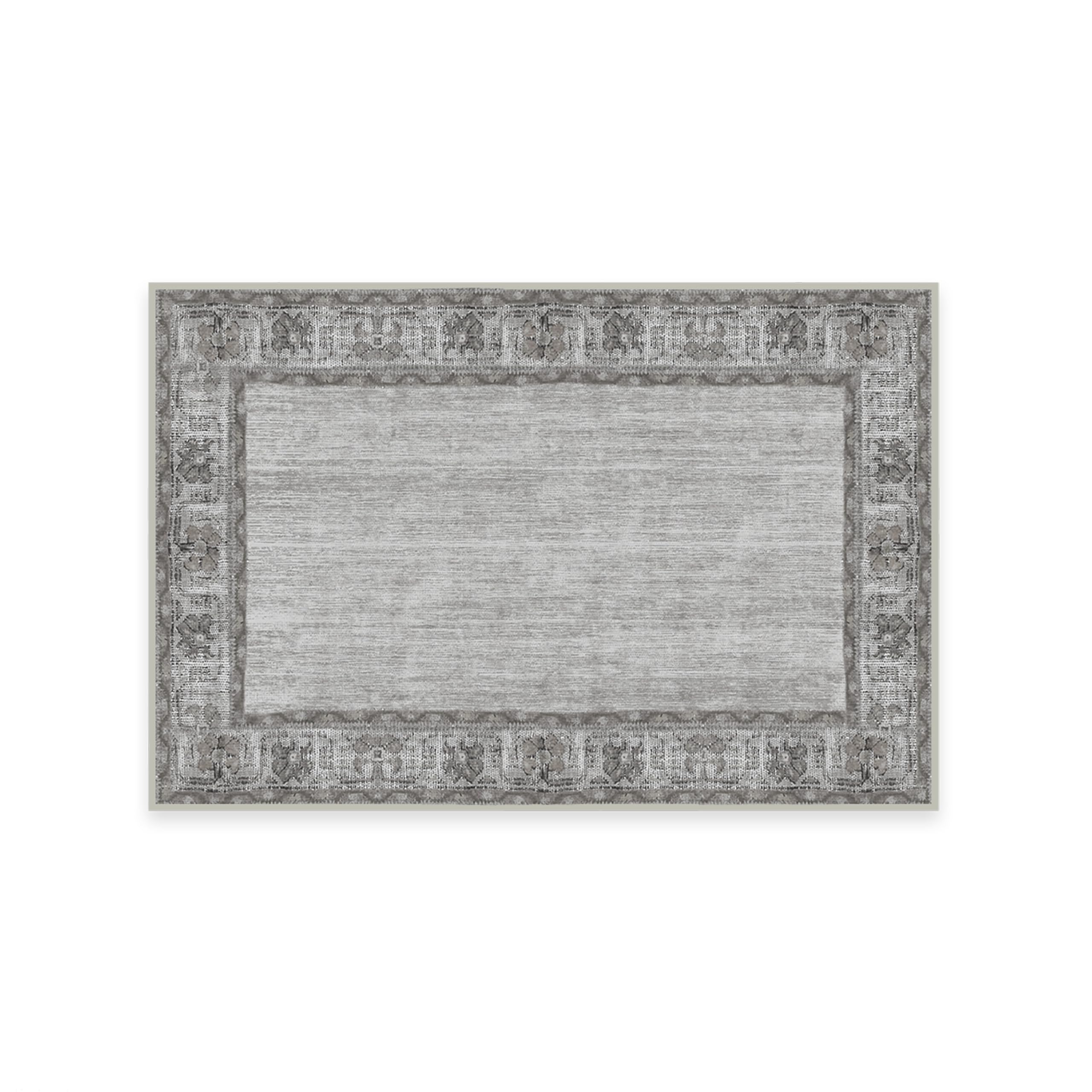 RUGGABLE Zinnia Runner Rug - Perfect Boho Washable Rug for Entryway Hallway Kitchen - Pet & Child Friendly - Stain & Water Resistant - Grey 2.5&