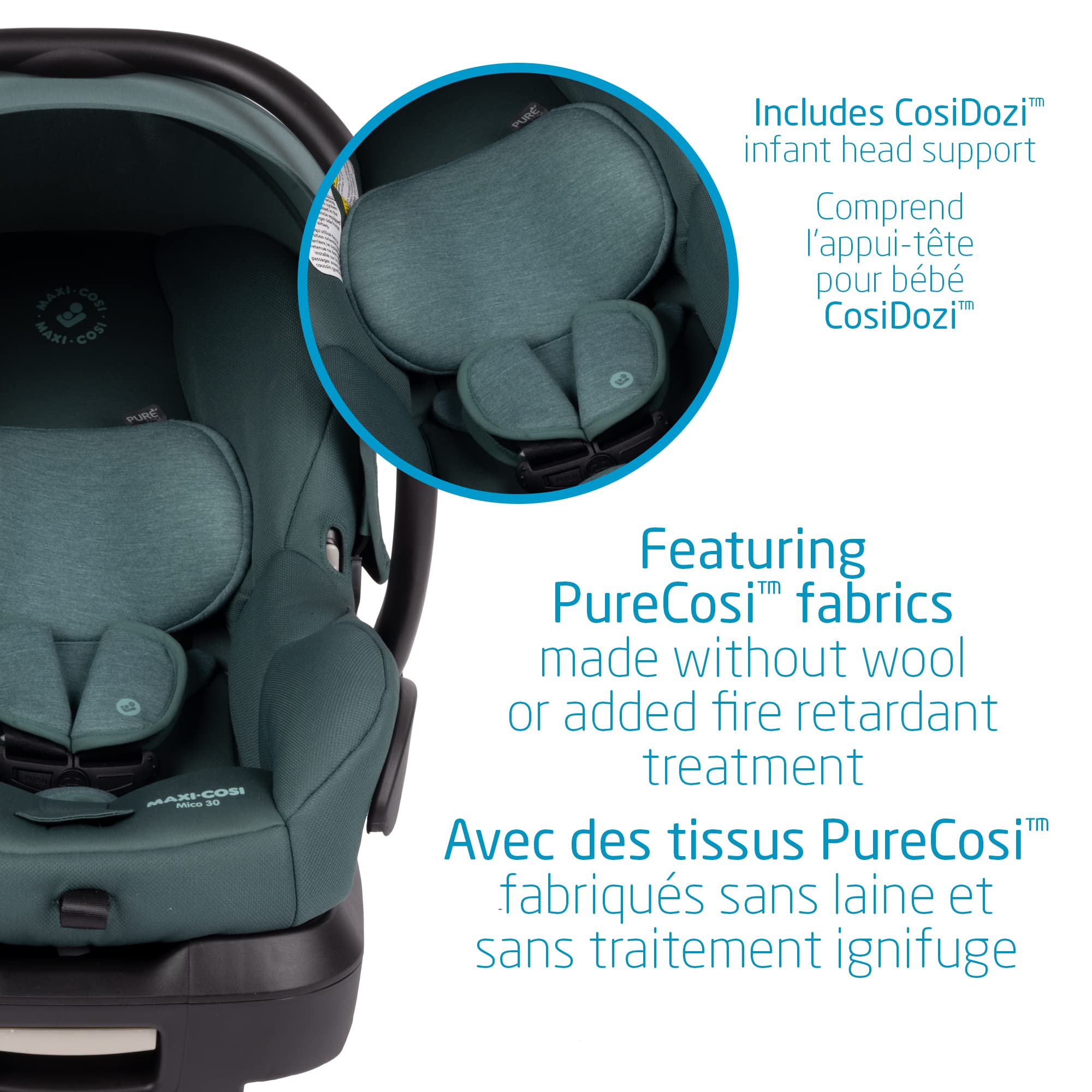 Maxi-Cosi Zelia Max 5-in-1 Modular Travel System, Carraige mode, Reversible toddler seat, Use from birth, Mico infant car seat (included), Polished Pebble
