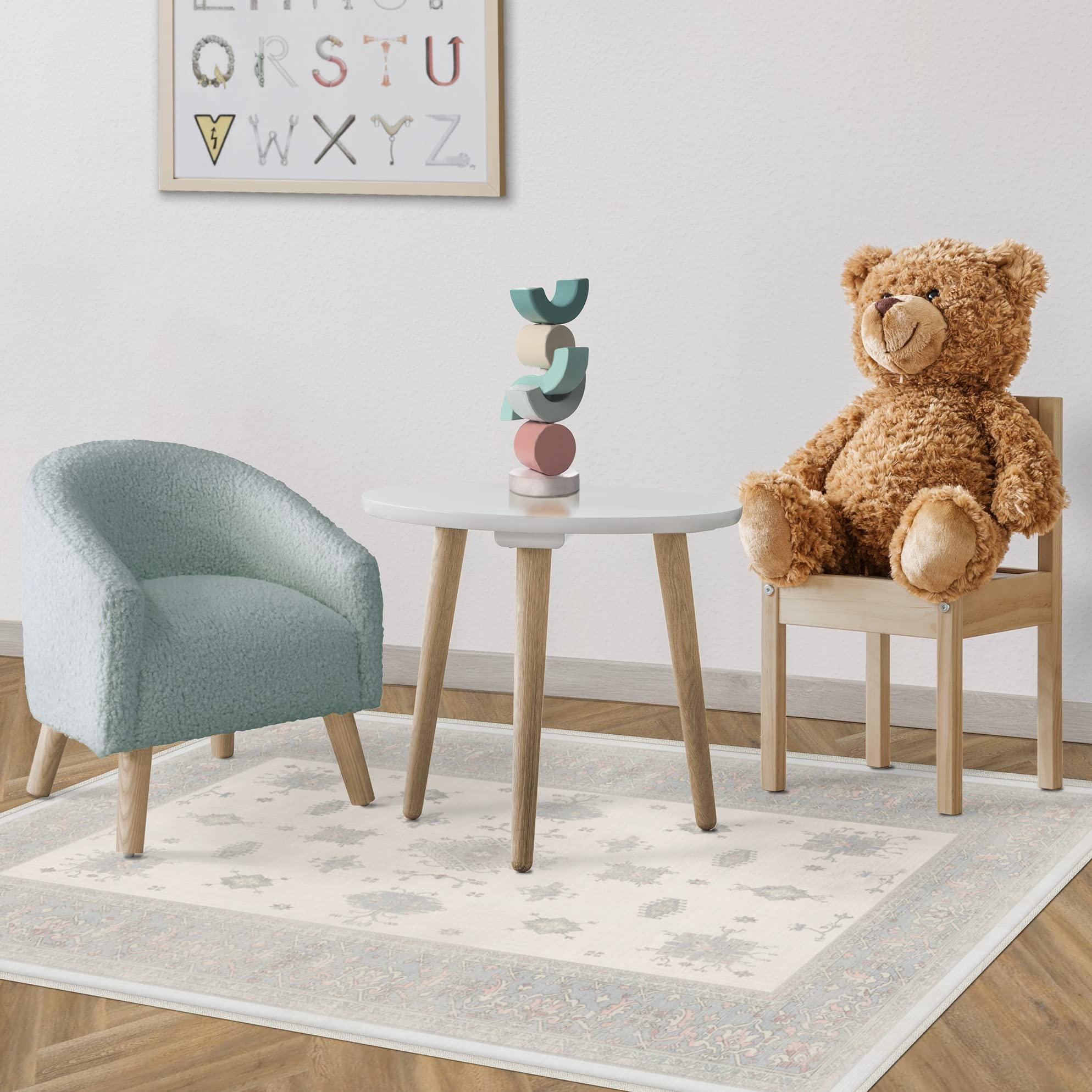RUGGABLE – Verena Dark Wood – Machine Washable Runner Rug – Pet & Child Friendly – Stain & Water Resistant – Non-Slip – 2.5&