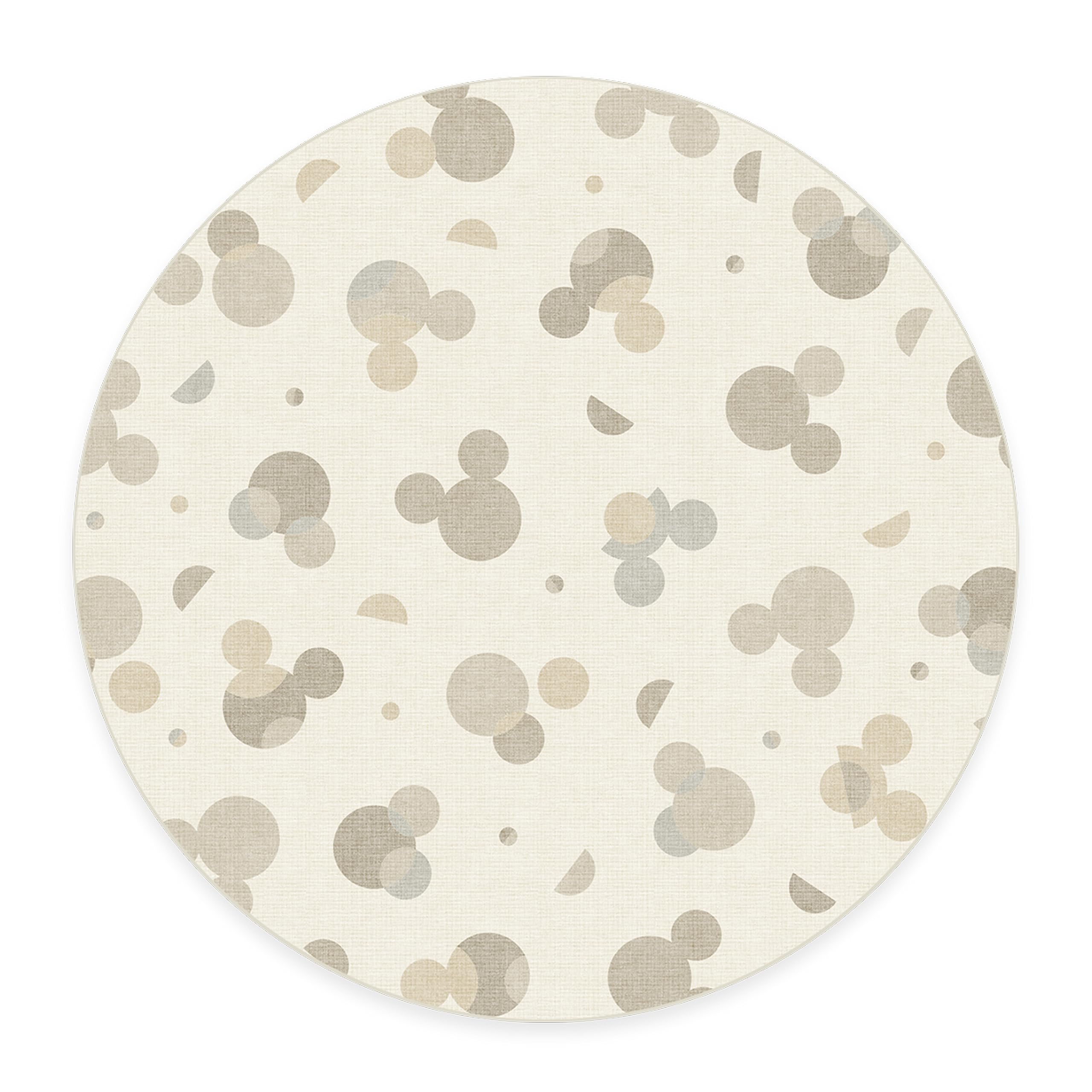 RUGGABLE Disney Classic Minnie Mouse Washable Rug - Perfect Area Rug for Nursery Playroom Kids Room - Pet & Child Friendly - Stain & Water Resistant - Trellis Pink 5&