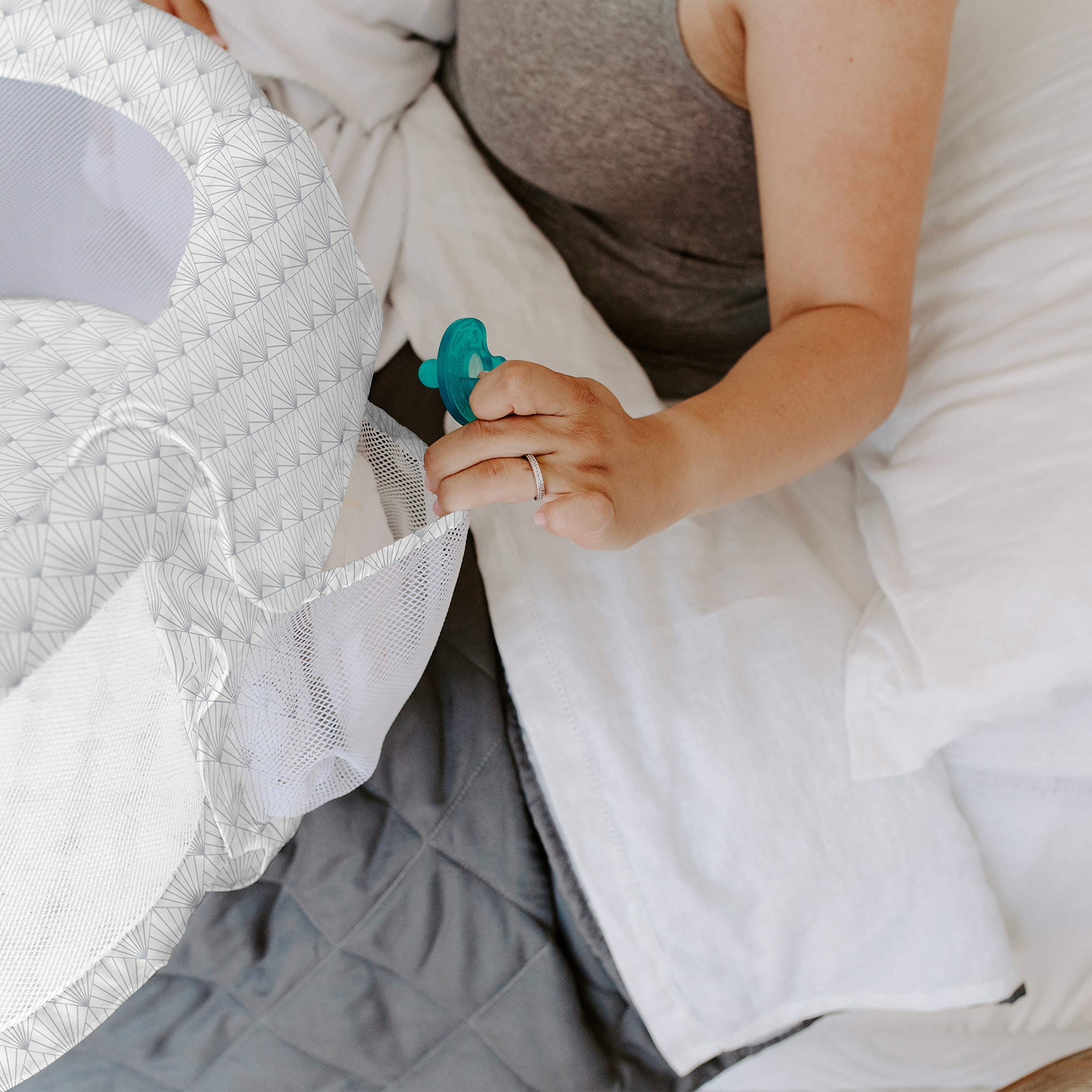 HALO Bassinest Fitted Sheet, Nautical Net