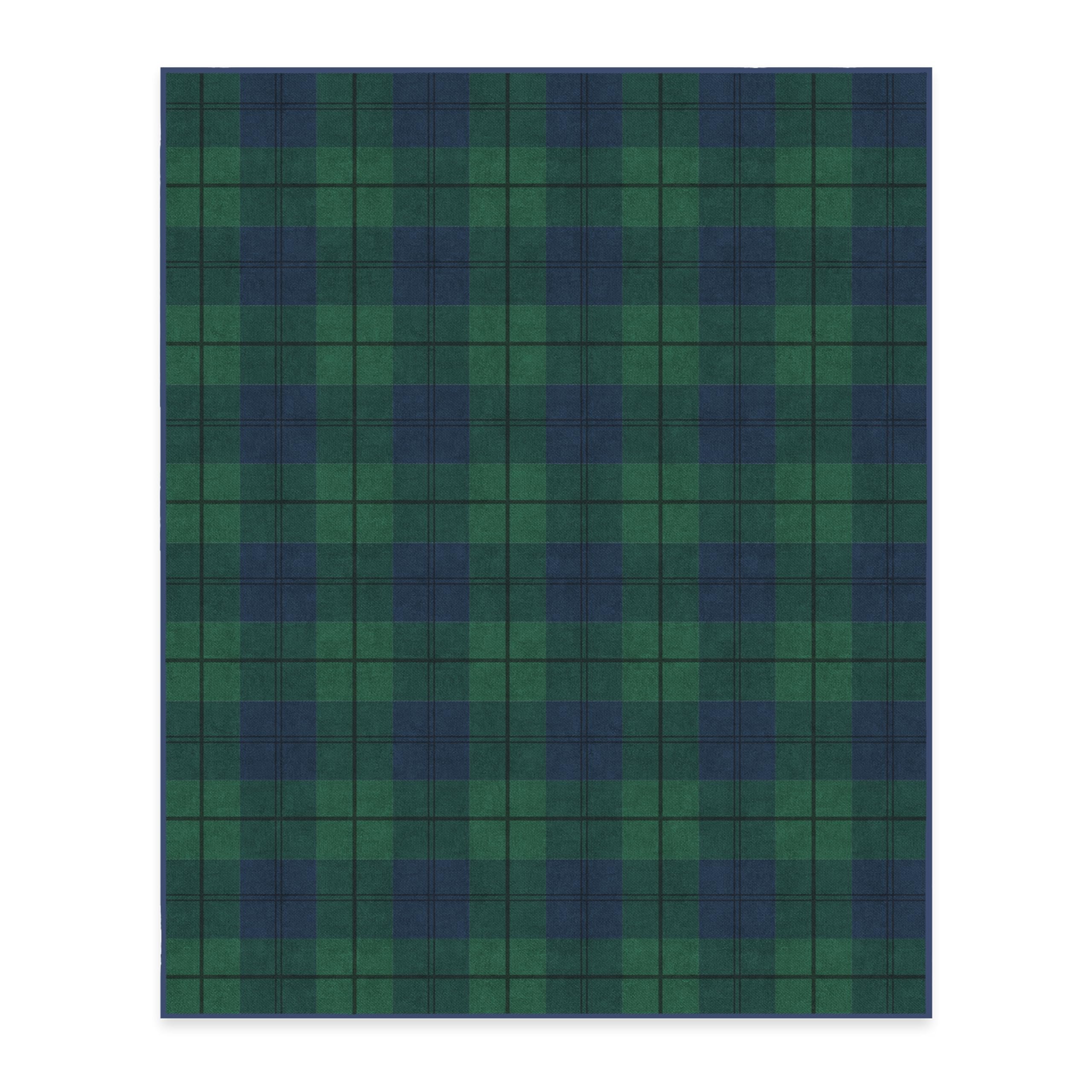 RUGGABLE Winter Plaid Washable Rug - Perfect Holiday Area Rug for Living Room Bedroom Kitchen - Pet & Child Friendly - Stain & Water Resistant - Dress Stewart Tartan Plaid 3&