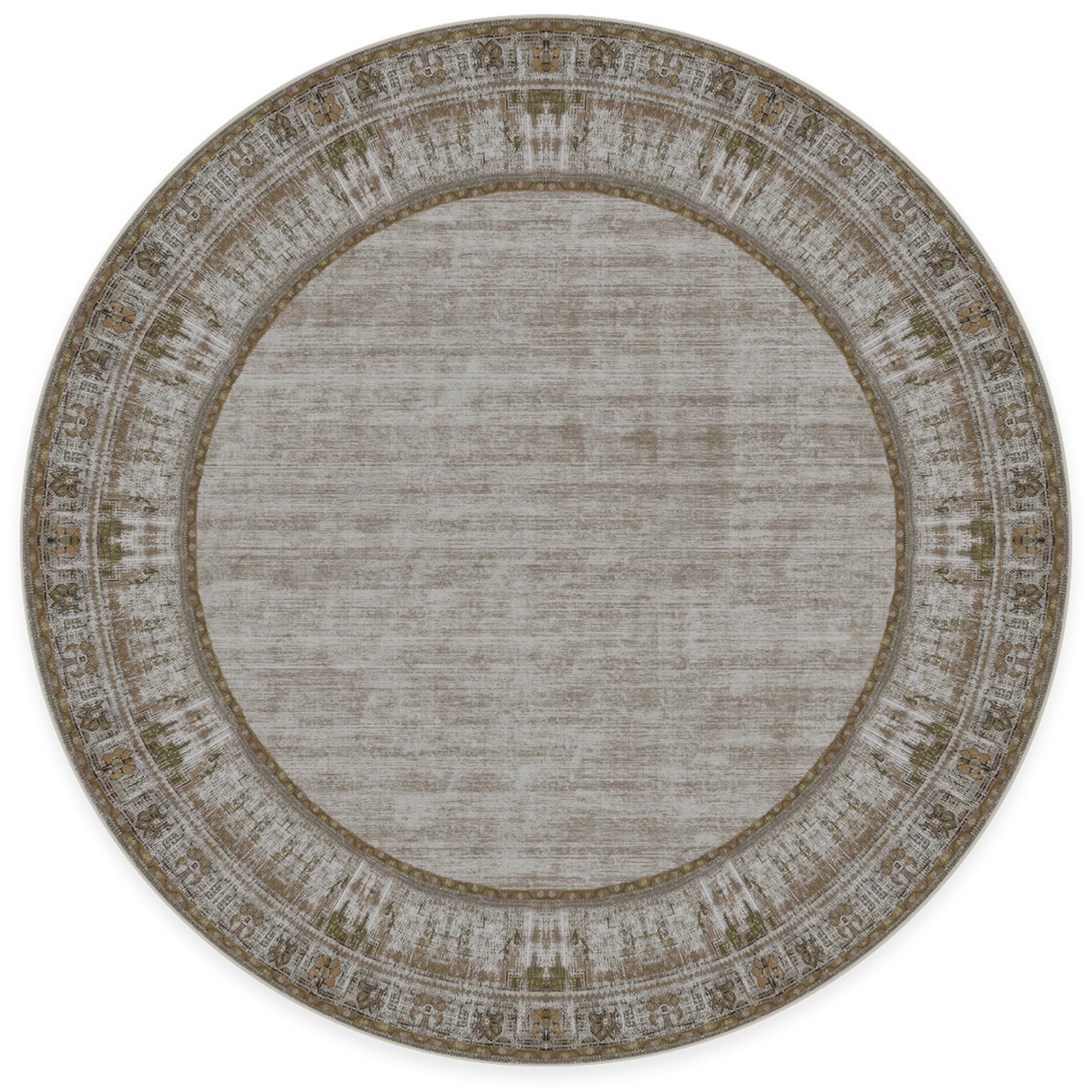 RUGGABLE Zinnia Runner Rug - Perfect Boho Washable Rug for Entryway Hallway Kitchen - Pet & Child Friendly - Stain & Water Resistant - Grey 2.5&