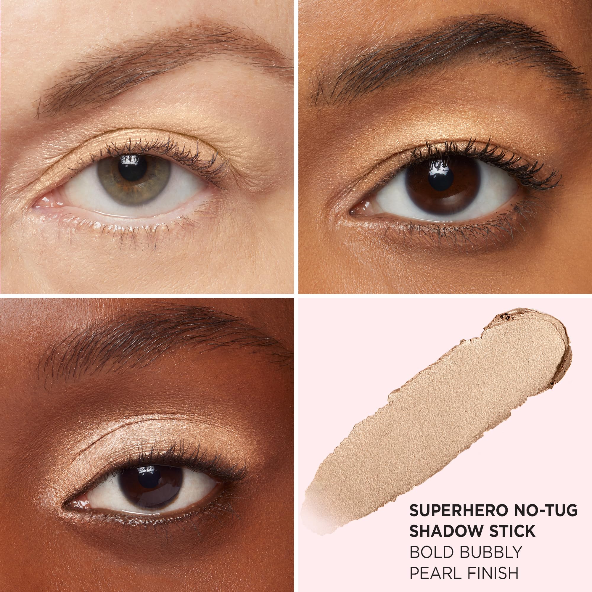IT Cosmetics Superhero No-Tug Waterproof Eyeshadow Stick - Longwear Blendable Cream with Built-In Primer Suitable for Sensitive Eyes 0.05 oz