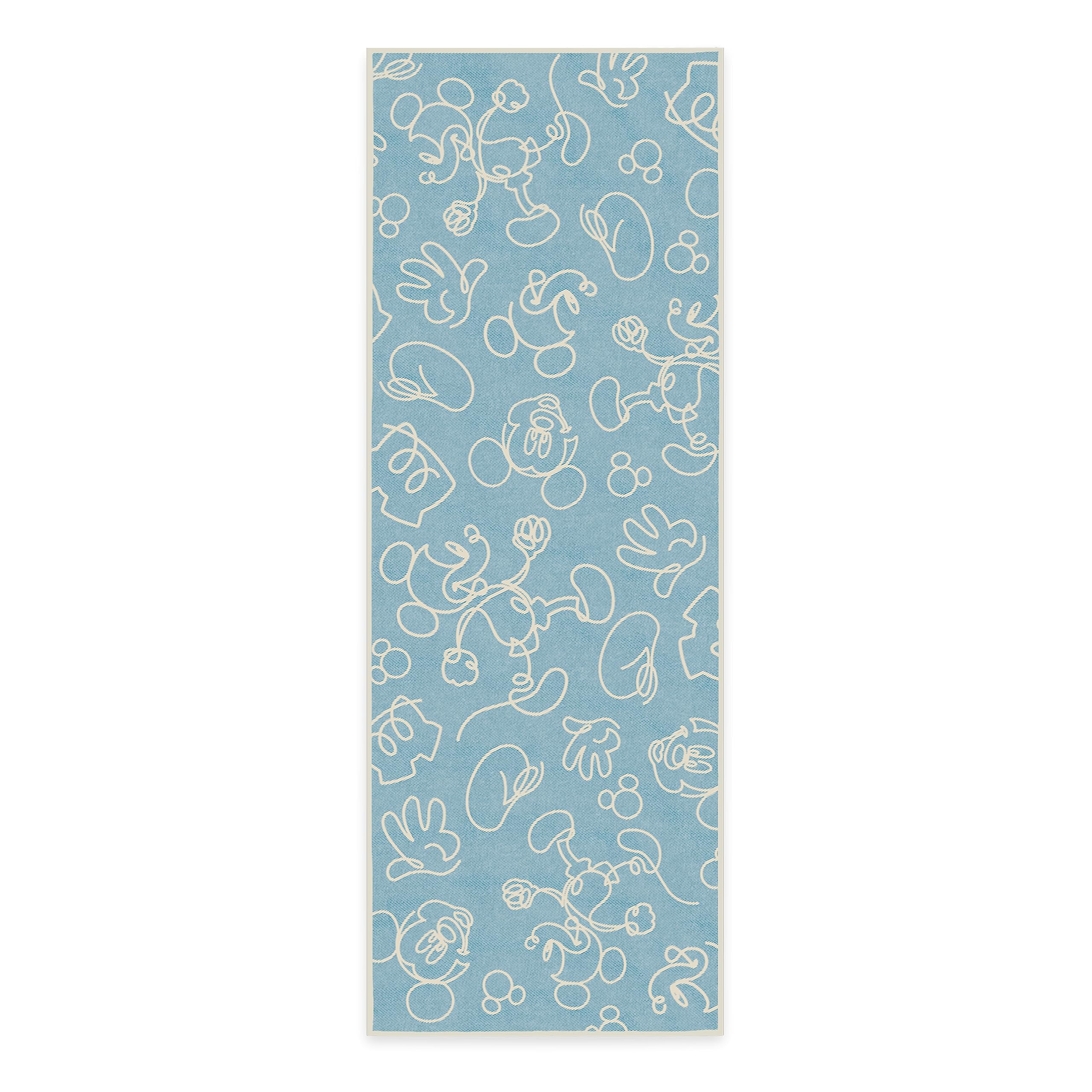 RUGGABLE Disney Classic Minnie Mouse Washable Rug - Perfect Area Rug for Nursery Playroom Kids Room - Pet & Child Friendly - Stain & Water Resistant - Trellis Pink 5&