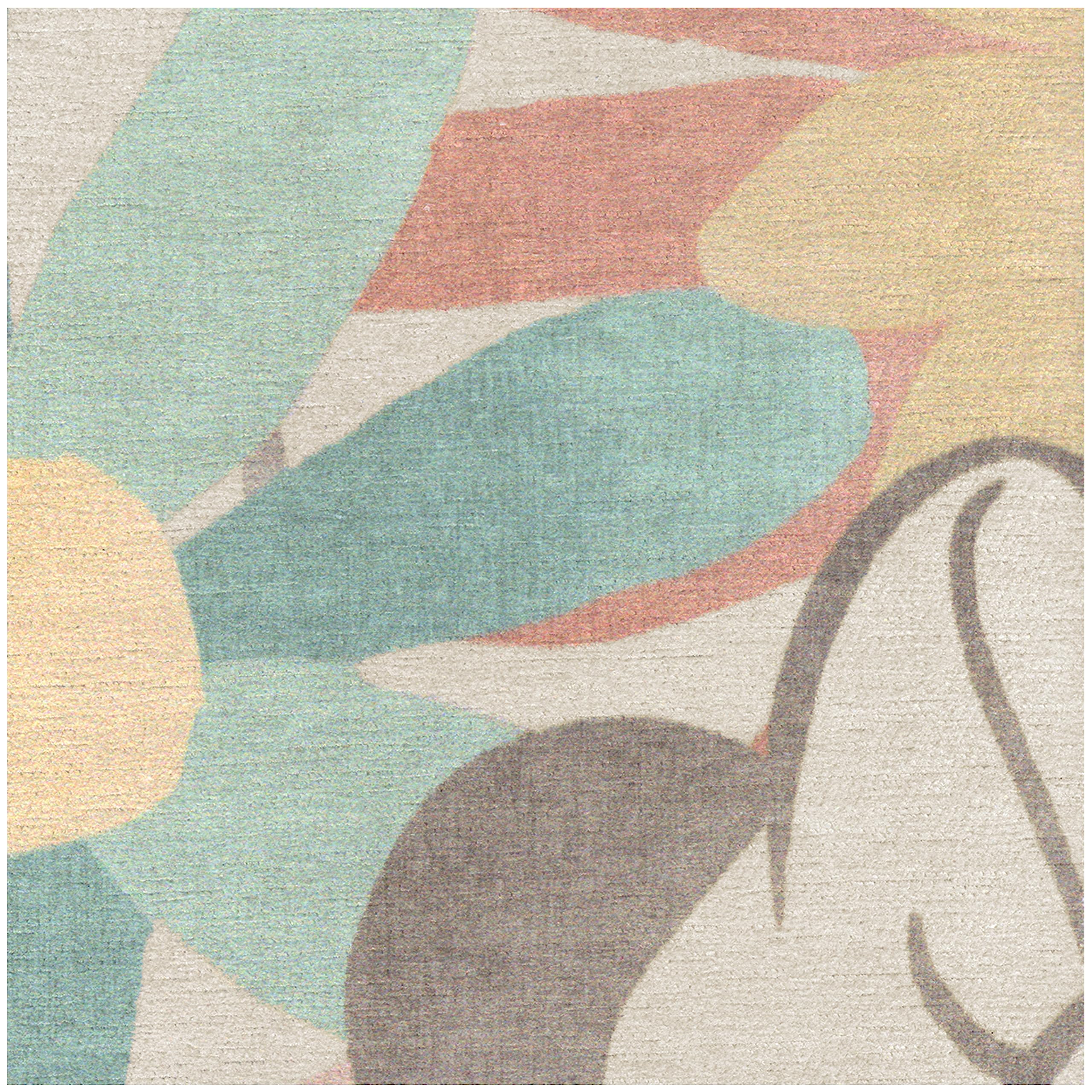 RUGGABLE Disney Classic Minnie Mouse Washable Rug - Perfect Area Rug for Nursery Playroom Kids Room - Pet & Child Friendly - Stain & Water Resistant - Trellis Pink 5&