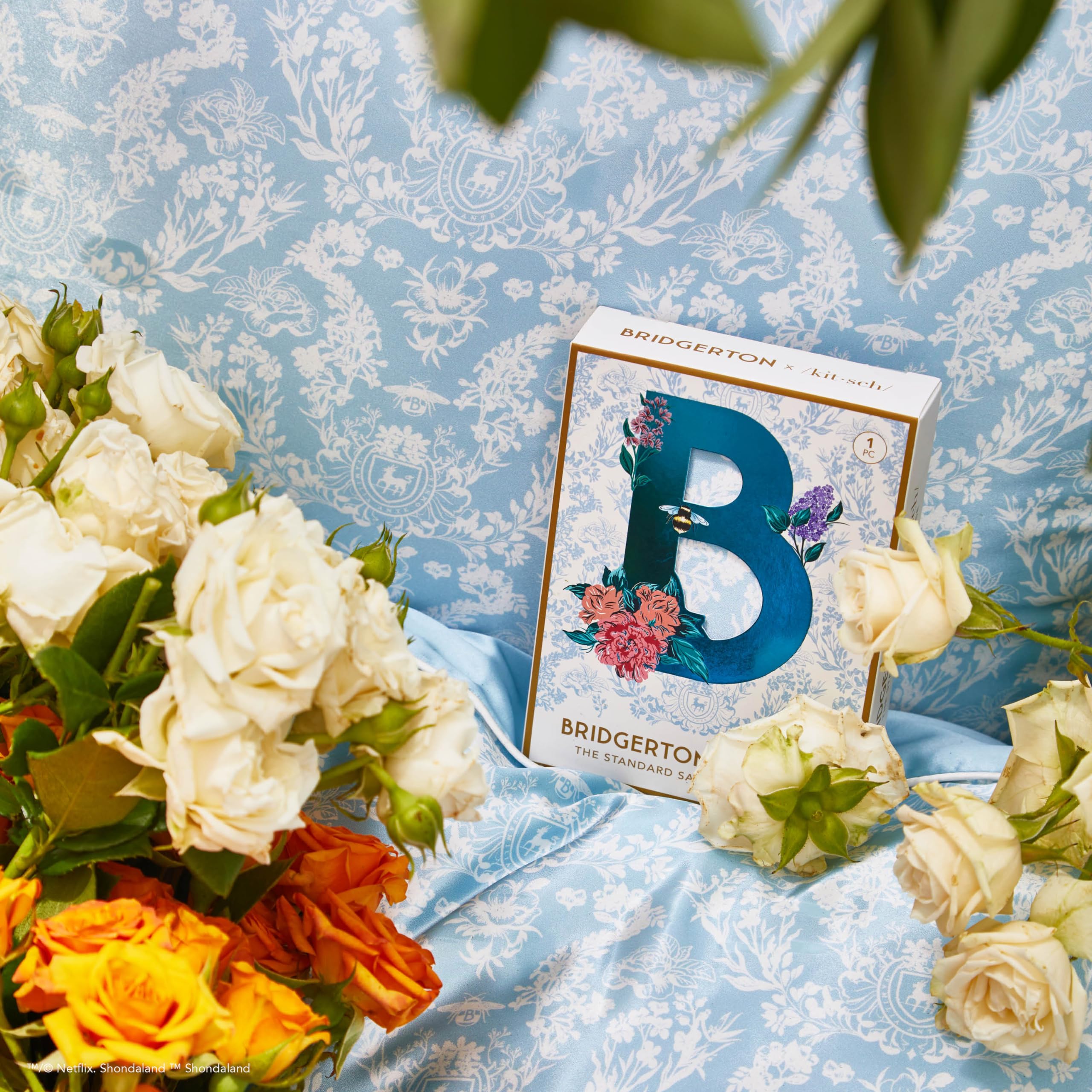 Kitsch Satin Pillowcase with Zipper for Hair & Skin, Softer Than Silk Pillow Cases Queen, Smooth Pillow Covers, Machine Washable, Wrinkle-Free, Cooling Satin Pillow Cases Standard Size 19"x26", Ivory