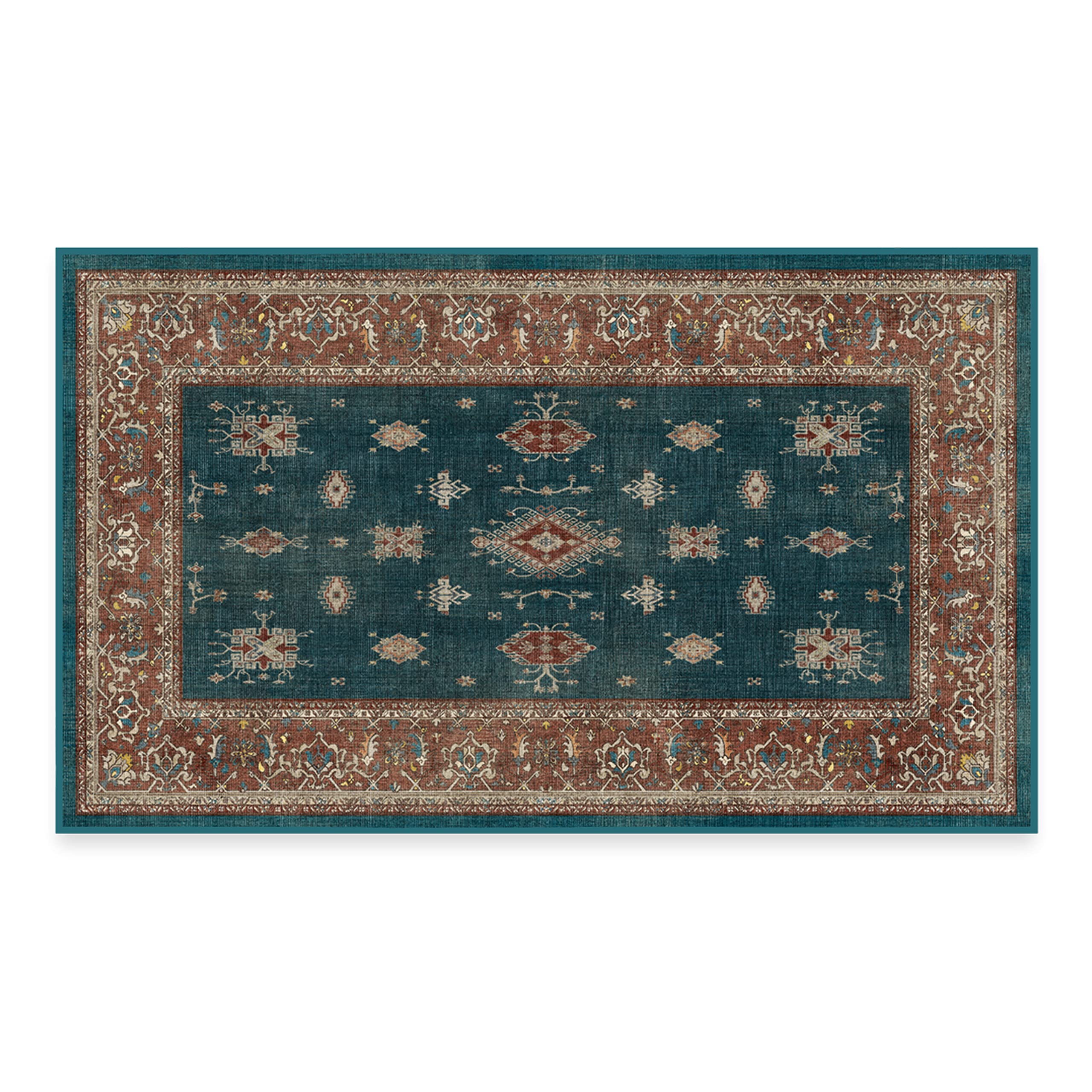 RUGGABLE – Verena Dark Wood – Machine Washable Runner Rug – Pet & Child Friendly – Stain & Water Resistant – Non-Slip – 2.5&