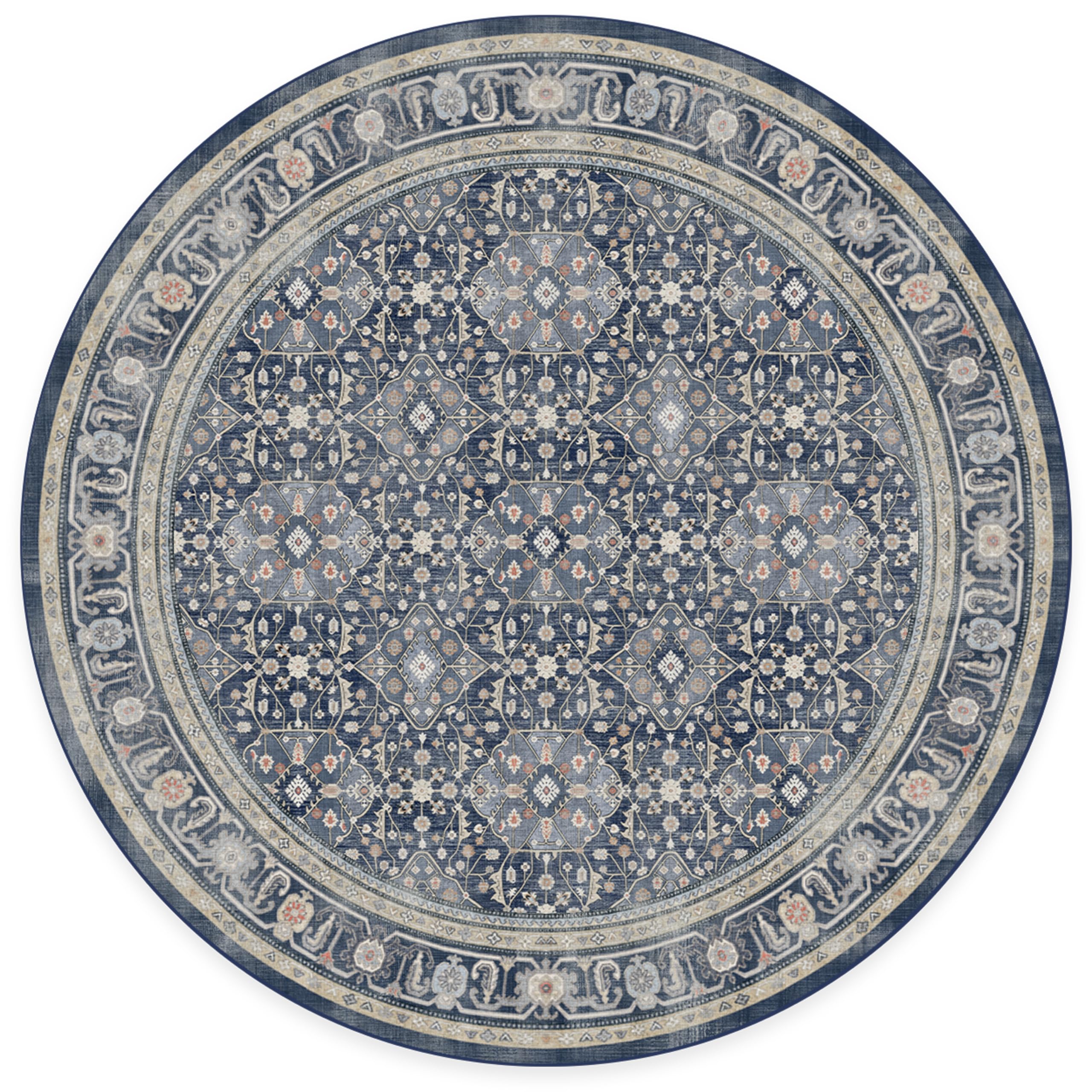 RUGGABLE – Alessia Dark Wood – Machine Washable Area Rug – Pet & Child Friendly – Stain & Water Resistant – Non-Slip – 5&