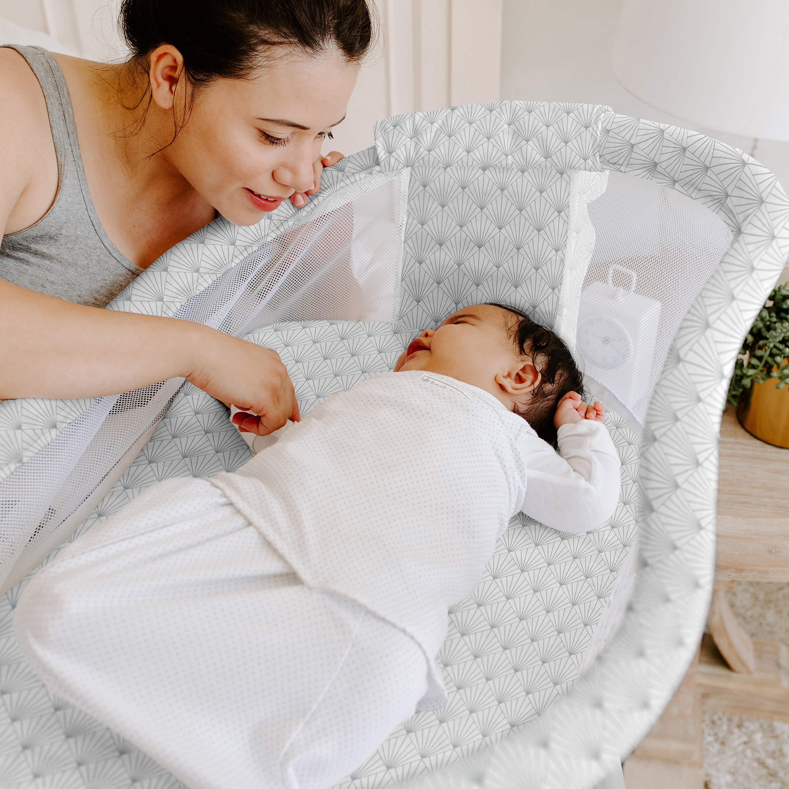 HALO Bassinest Fitted Sheet, Nautical Net