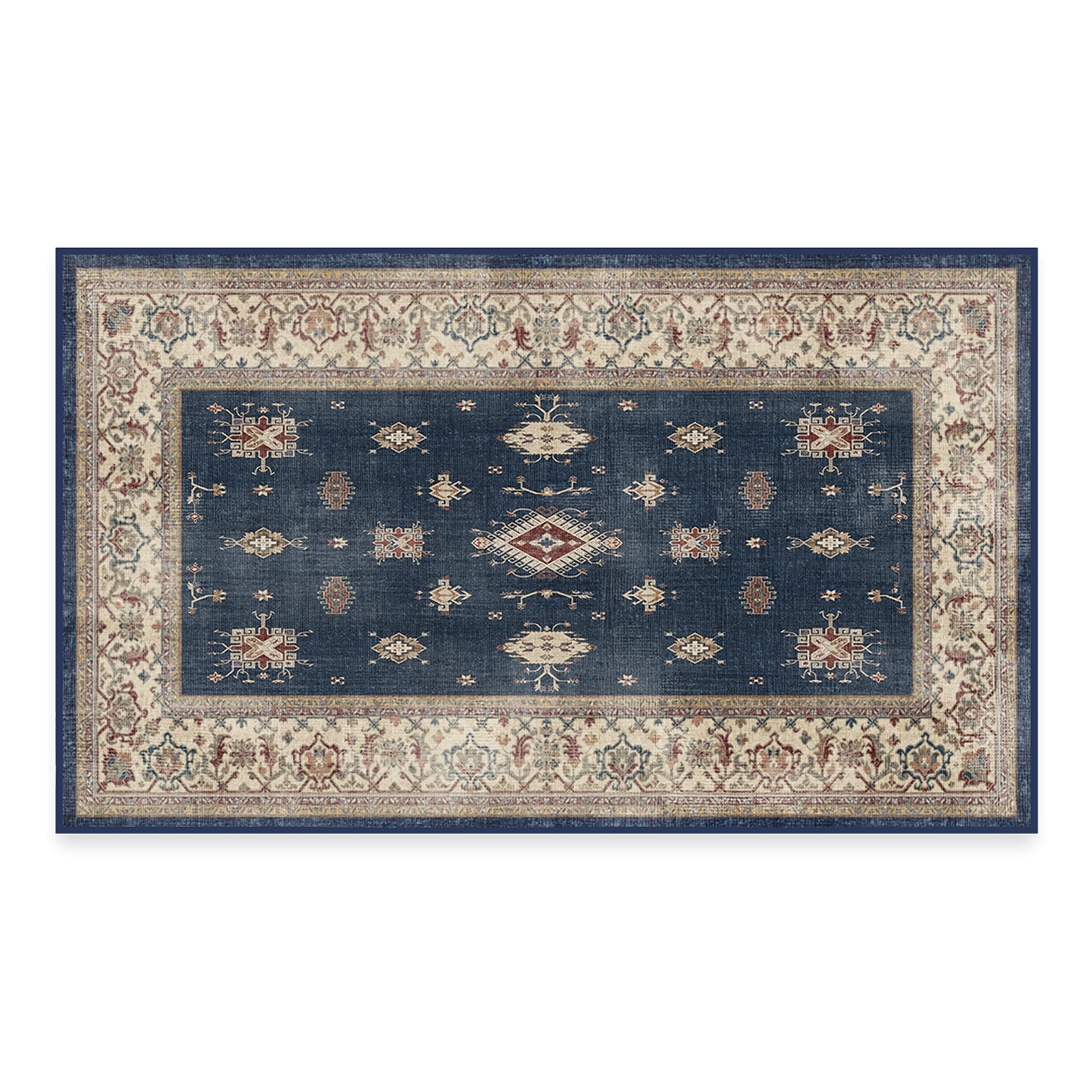 RUGGABLE – Verena Dark Wood – Machine Washable Runner Rug – Pet & Child Friendly – Stain & Water Resistant – Non-Slip – 2.5&