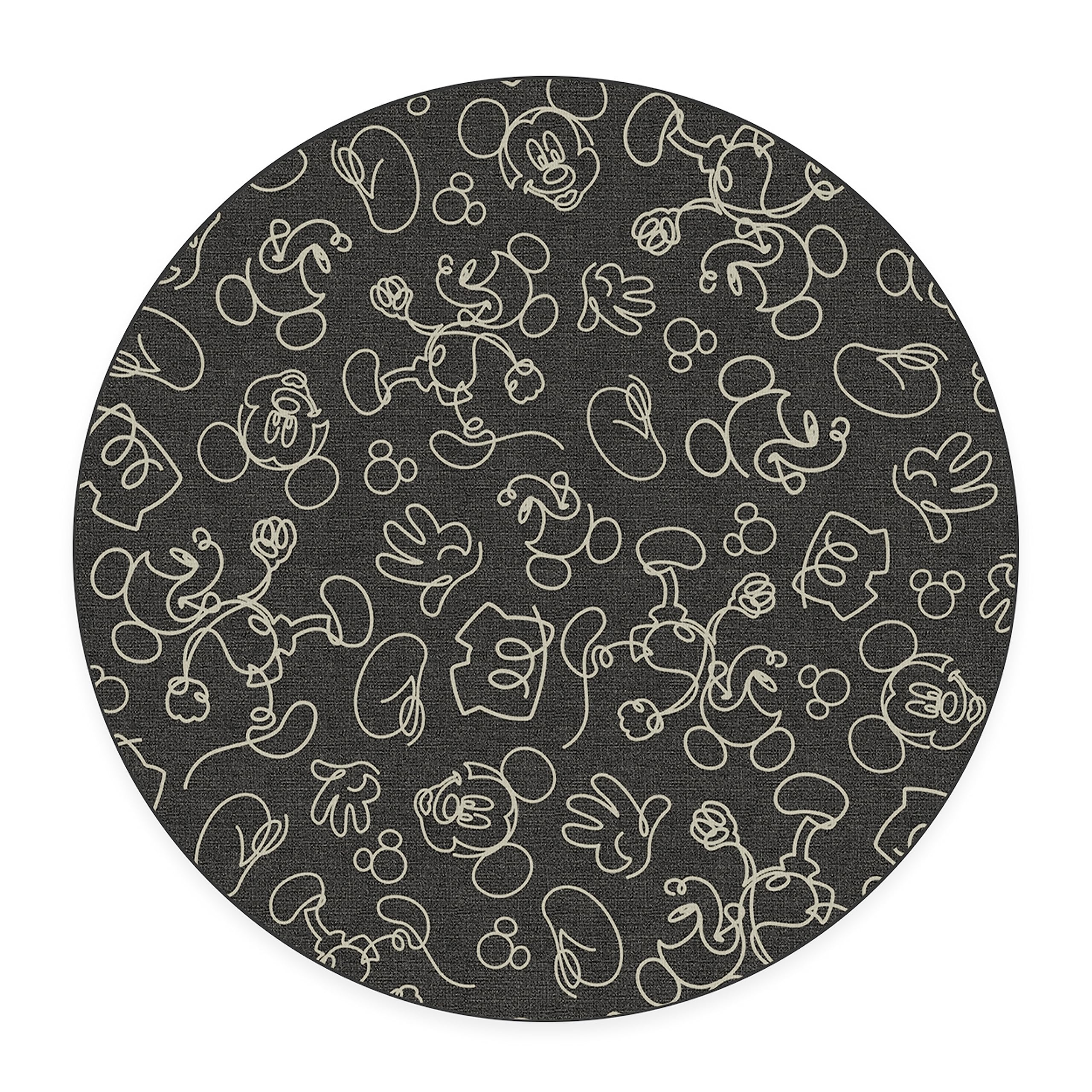 RUGGABLE Disney Classic Minnie Mouse Washable Rug - Perfect Area Rug for Nursery Playroom Kids Room - Pet & Child Friendly - Stain & Water Resistant - Trellis Pink 5&