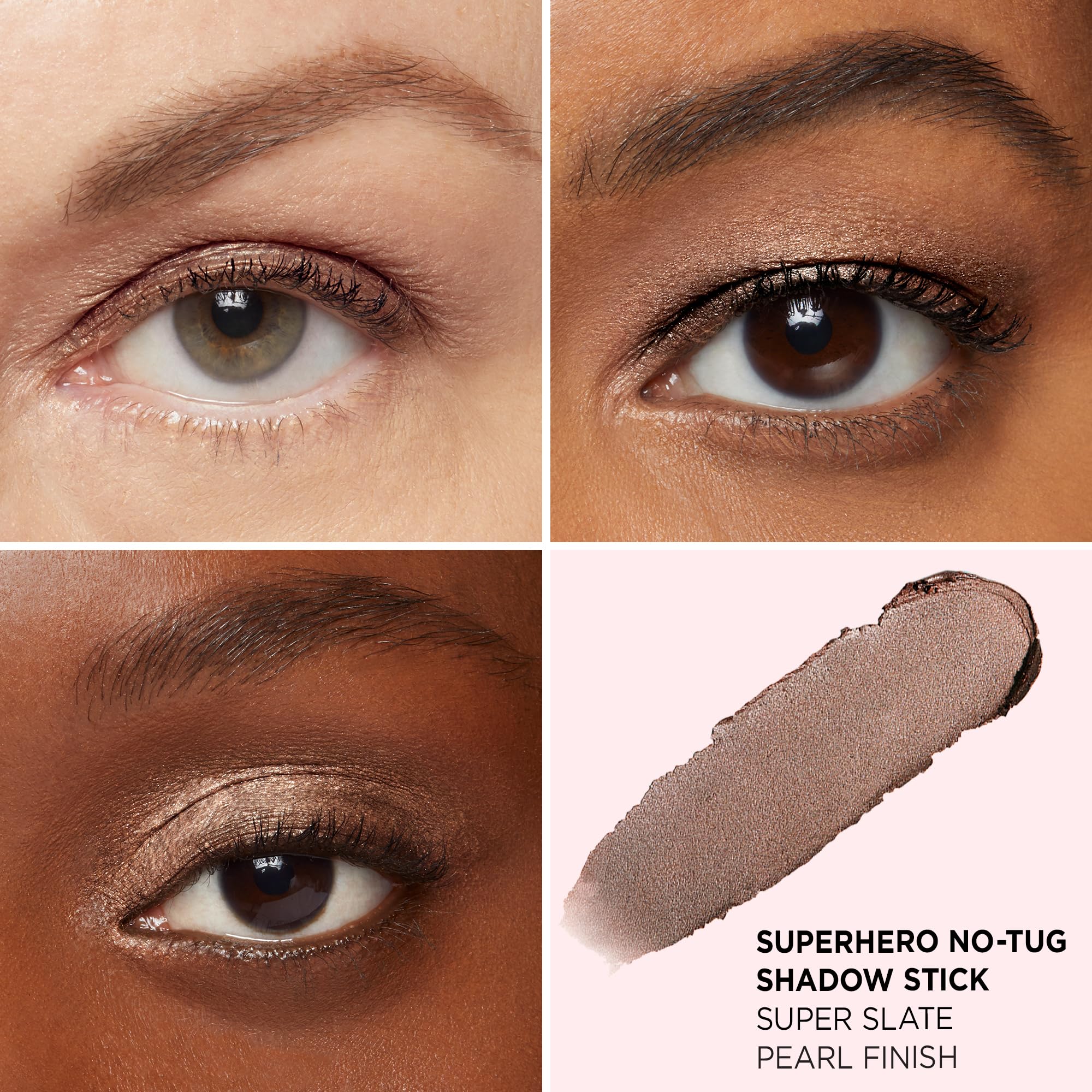 IT Cosmetics Superhero No-Tug Waterproof Eyeshadow Stick - Longwear Blendable Cream with Built-In Primer Suitable for Sensitive Eyes 0.05 oz