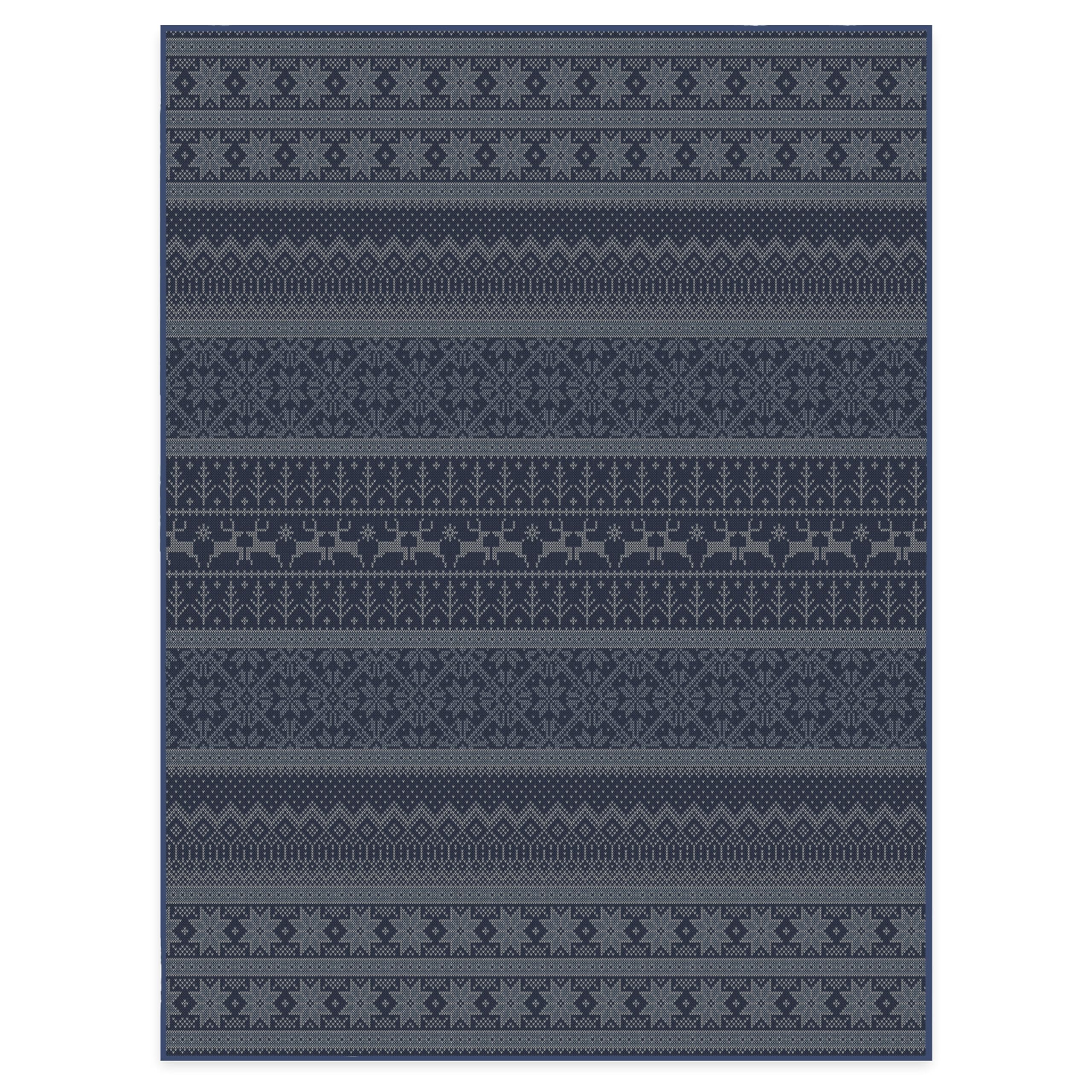 RUGGABLE Winter Plaid Washable Rug - Perfect Holiday Area Rug for Living Room Bedroom Kitchen - Pet & Child Friendly - Stain & Water Resistant - Dress Stewart Tartan Plaid 3&