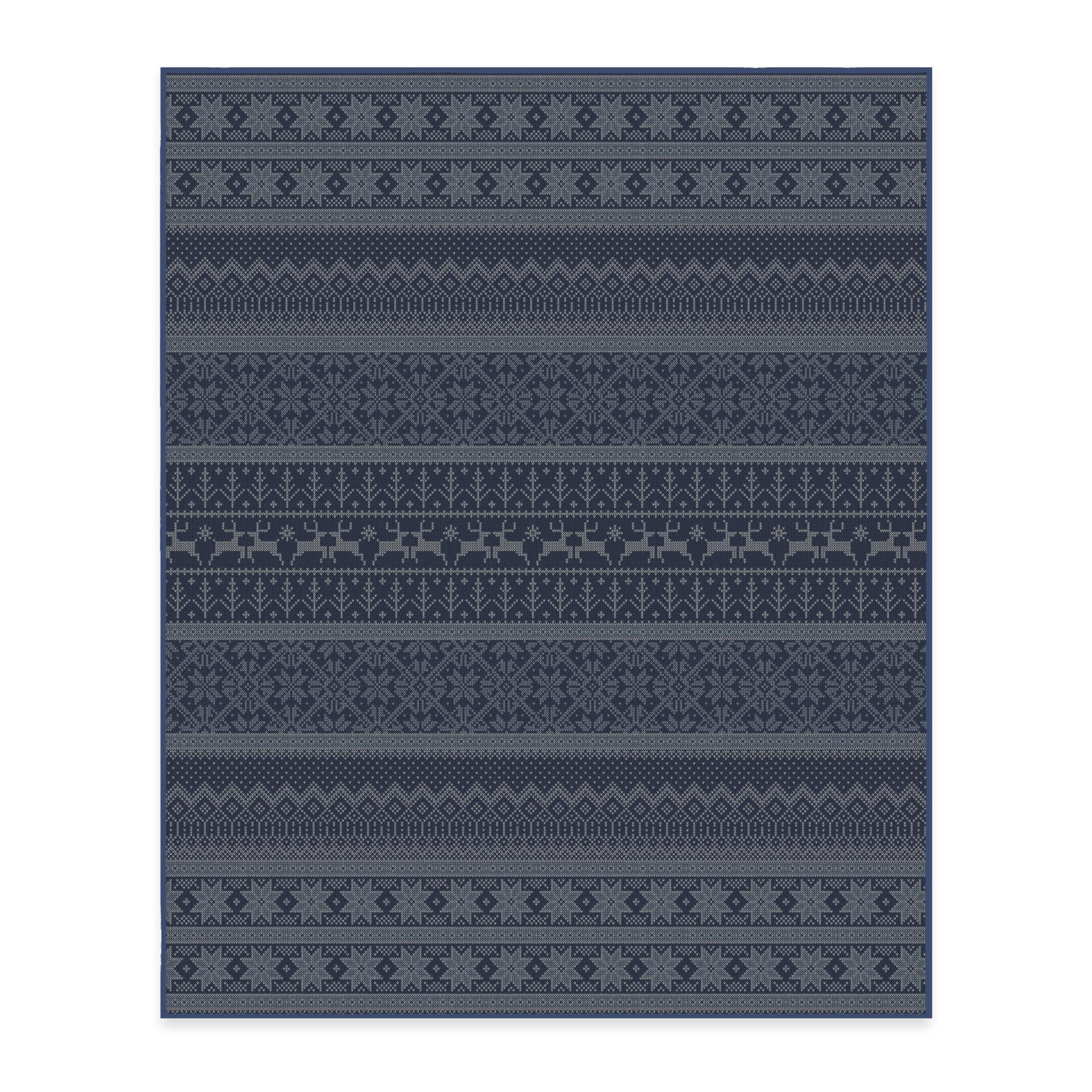 RUGGABLE Winter Plaid Washable Rug - Perfect Holiday Area Rug for Living Room Bedroom Kitchen - Pet & Child Friendly - Stain & Water Resistant - Dress Stewart Tartan Plaid 3&