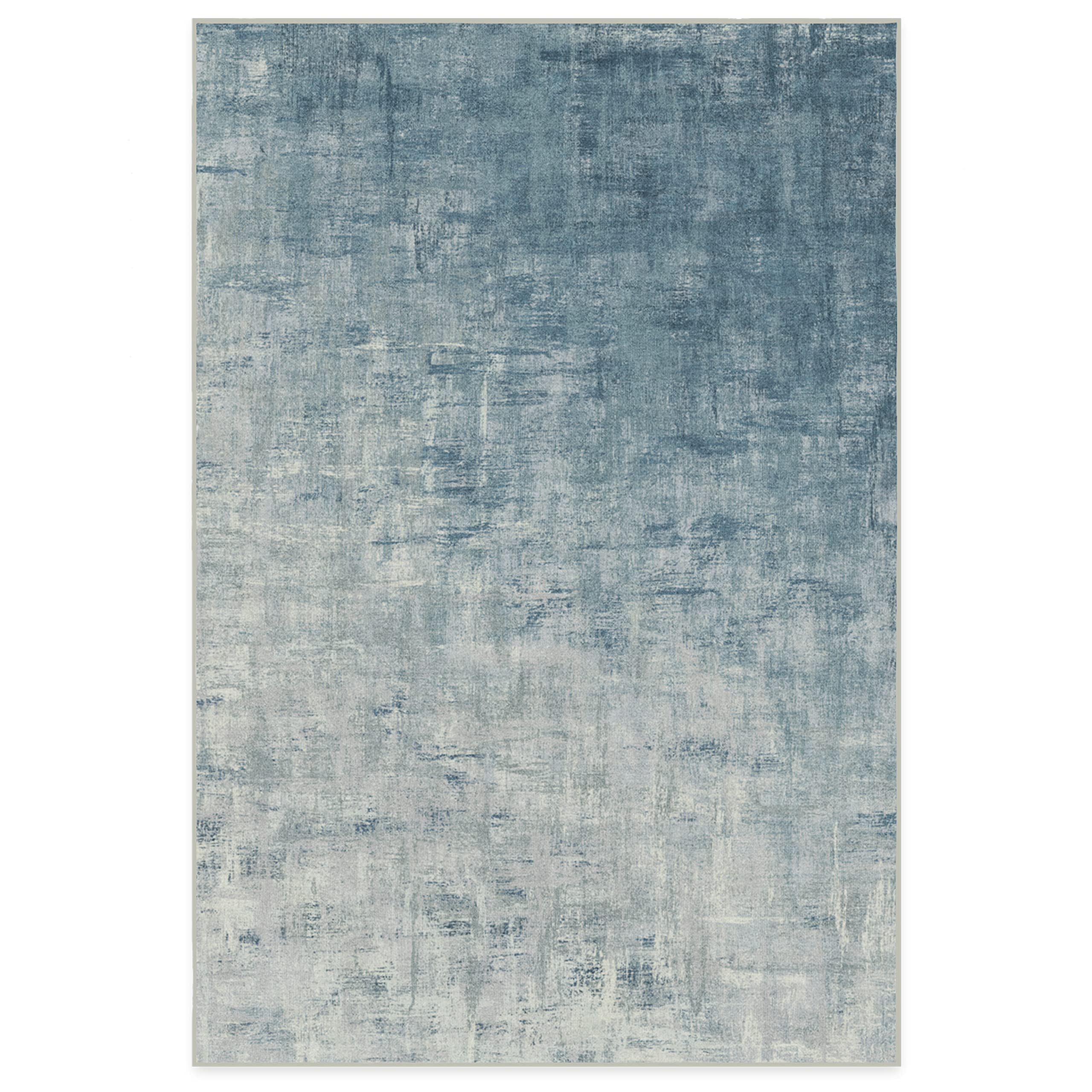 RUGGABLE Impasto Washable Rug - Perfect Modern Area Rug for Living Room Bedroom Kitchen - Non-Slip, Pet & Child Friendly, Stain & Water Resistant - Durable - Sage Green 3&