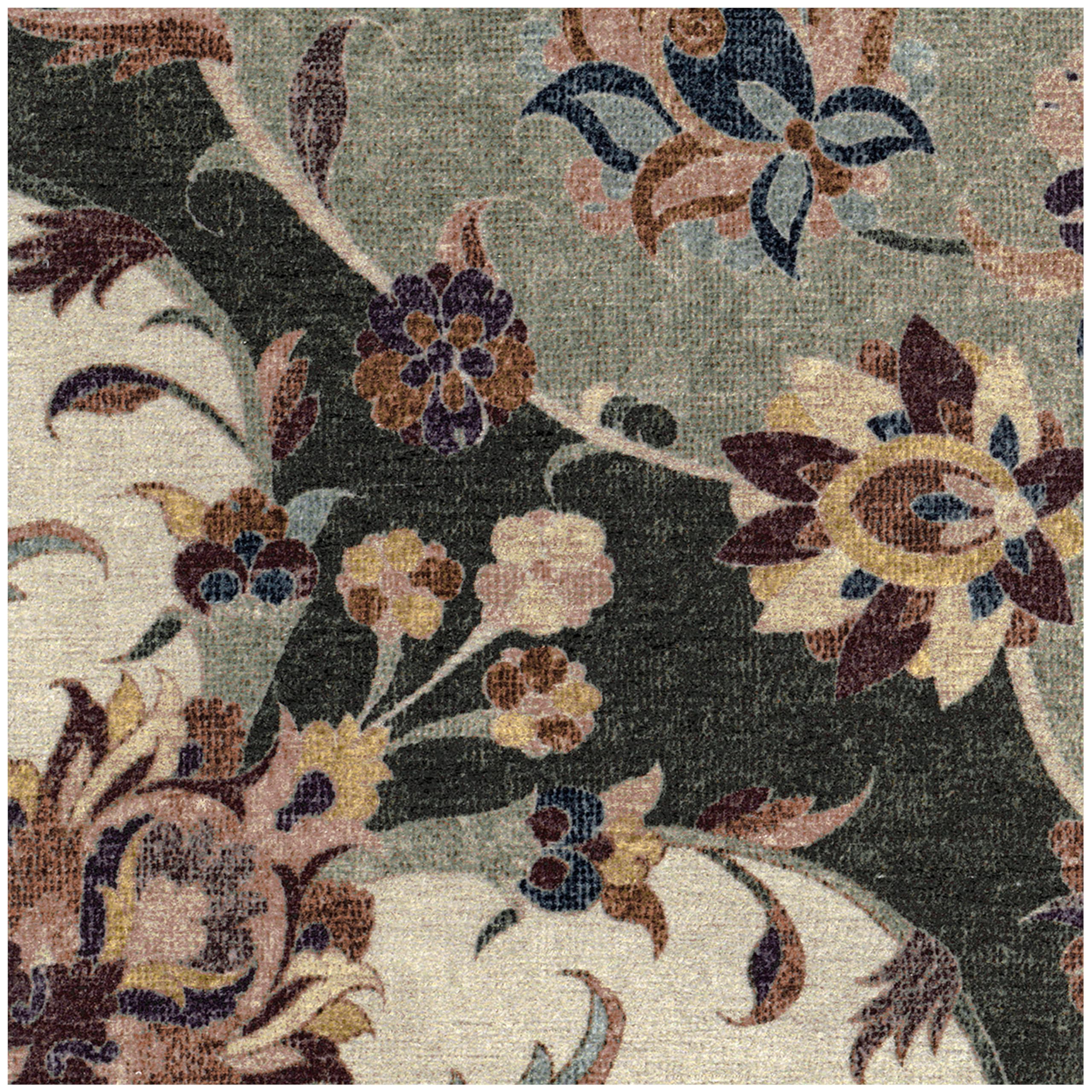 RUGGABLE Sima Washable Rug - Perfect Vintage Area Rug for Living Room Bedroom Kitchen - Pet & Child Friendly - Stain & Water Resistant - Royal Blue 2&