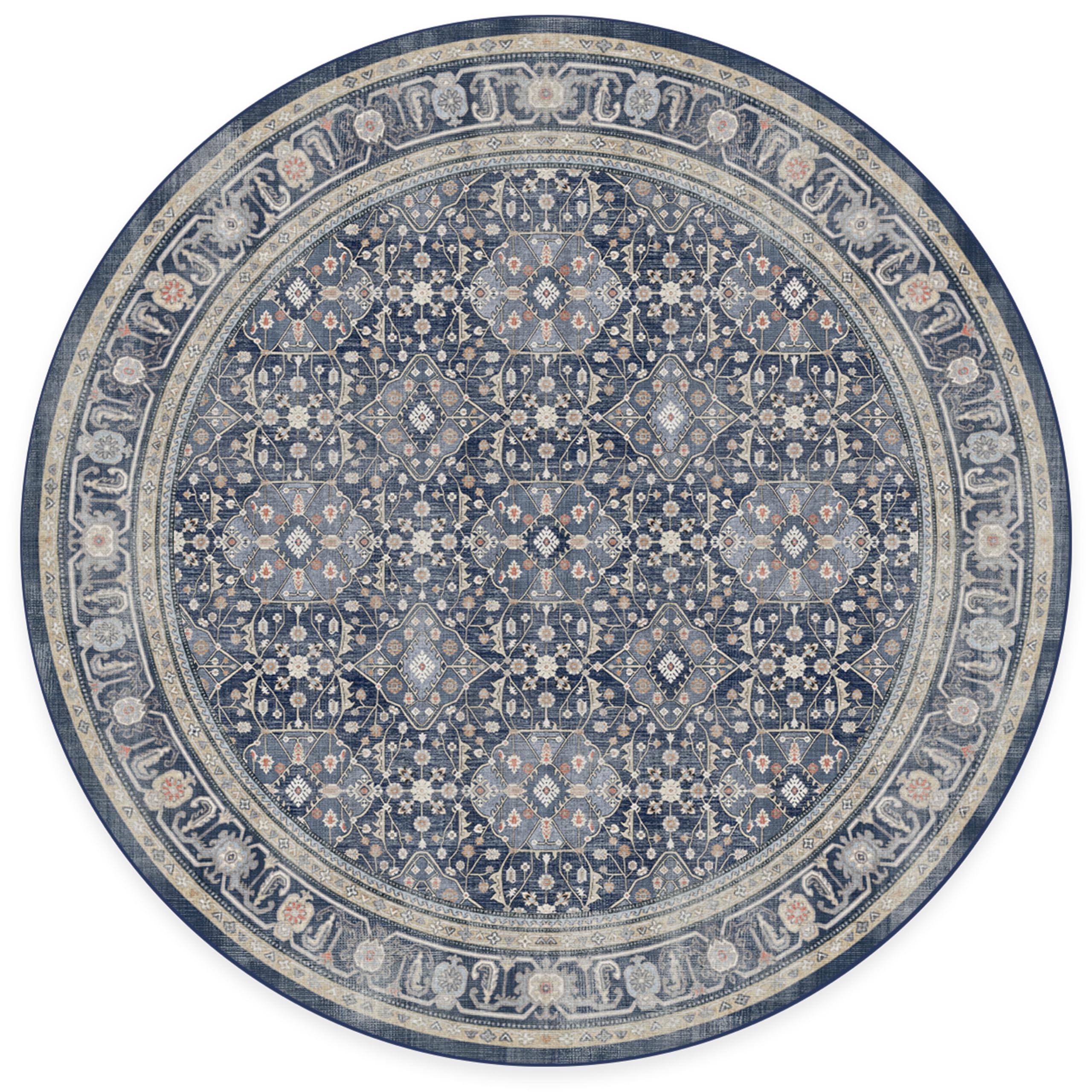 RUGGABLE – Alessia Dark Wood – Machine Washable Area Rug – Pet & Child Friendly – Stain & Water Resistant – Non-Slip – 5&