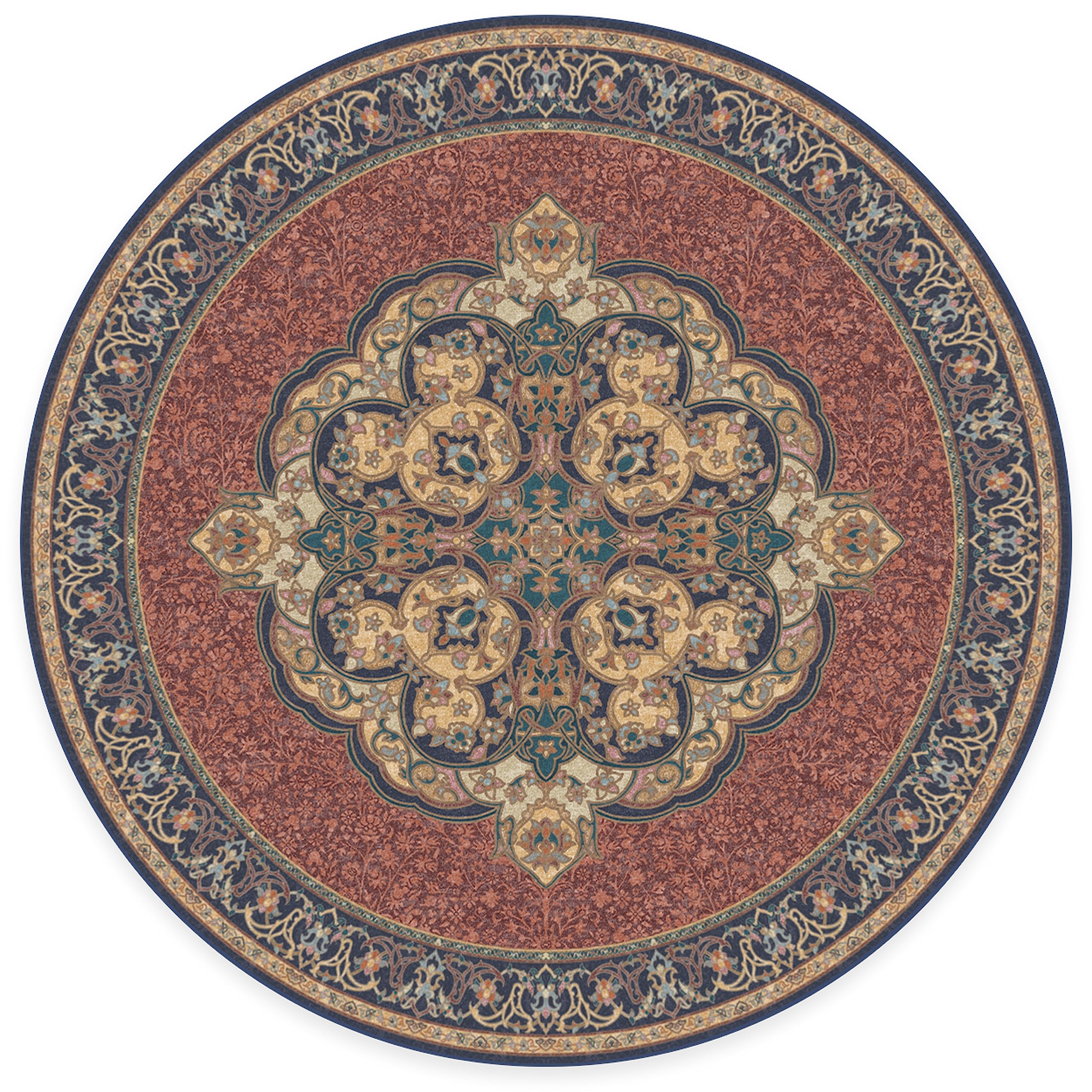 RUGGABLE Disney Traditional Mickey Mouse Washable Rug - Perfect Area Rug for Nursery Playroom Kids Room - Pet & Child Friendly - Stain & Water Resistant - Damask Grey 3&
