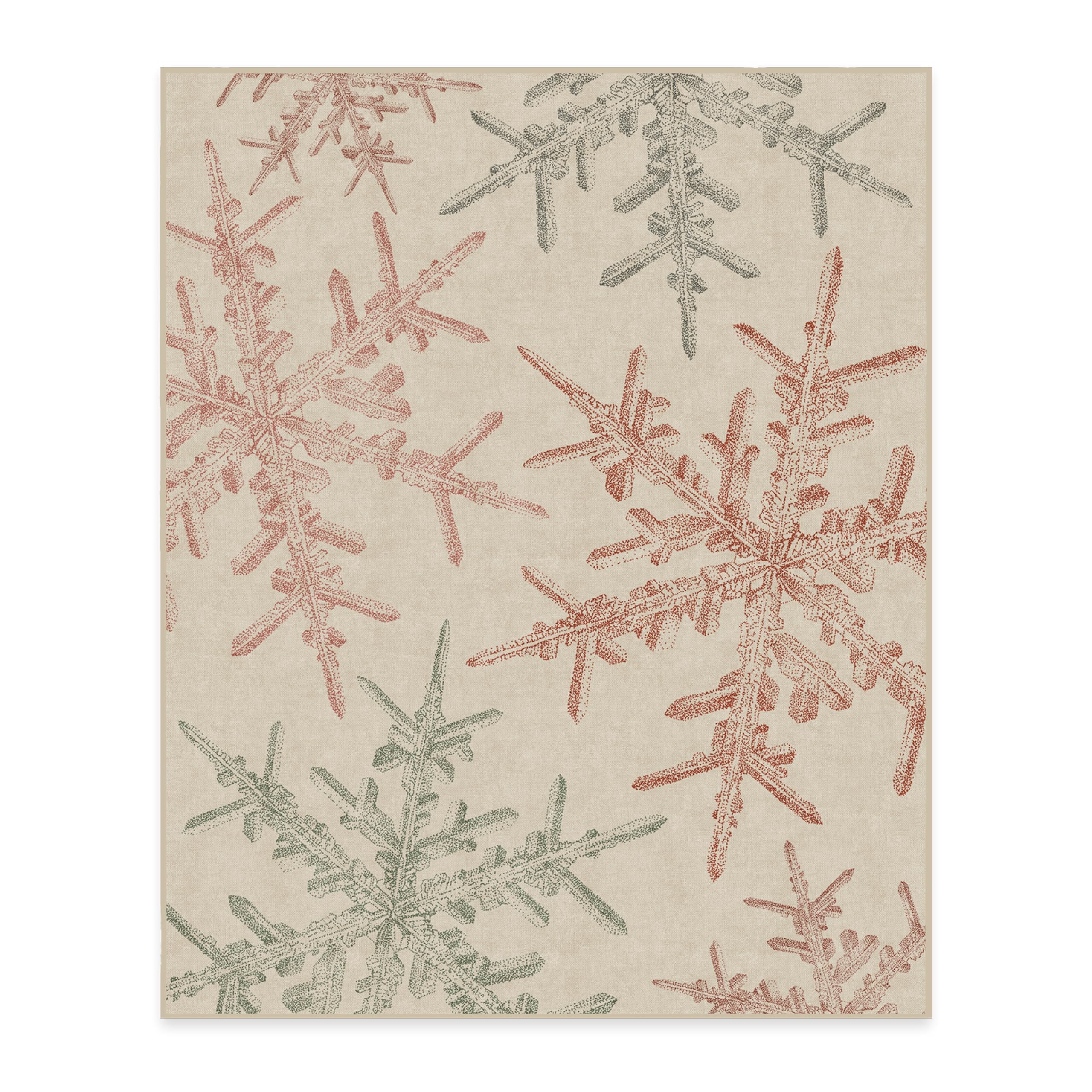 RUGGABLE Winter Plaid Washable Rug - Perfect Holiday Area Rug for Living Room Bedroom Kitchen - Pet & Child Friendly - Stain & Water Resistant - Dress Stewart Tartan Plaid 3&