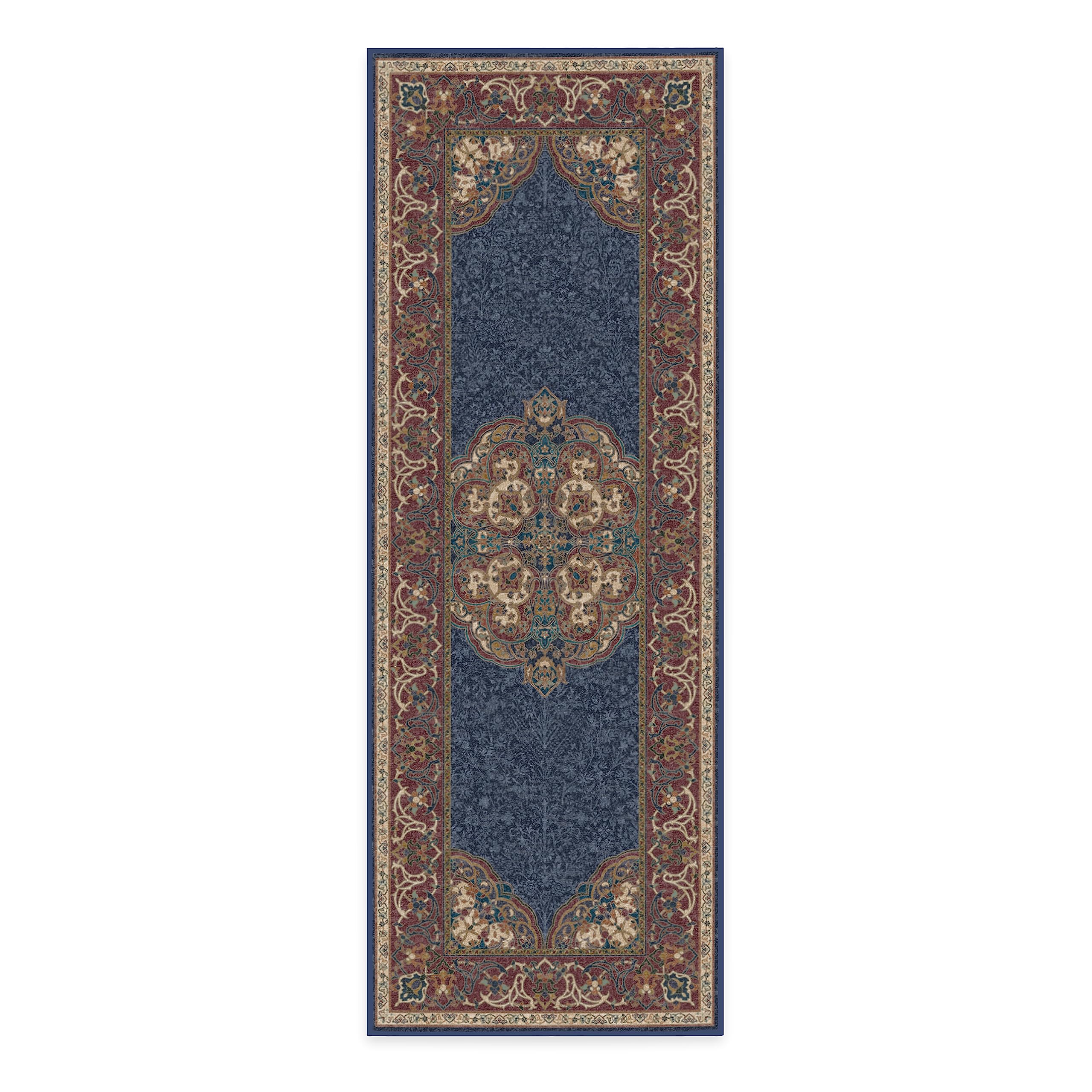 RUGGABLE Disney Traditional Mickey Mouse Washable Rug - Perfect Area Rug for Nursery Playroom Kids Room - Pet & Child Friendly - Stain & Water Resistant - Damask Grey 3&