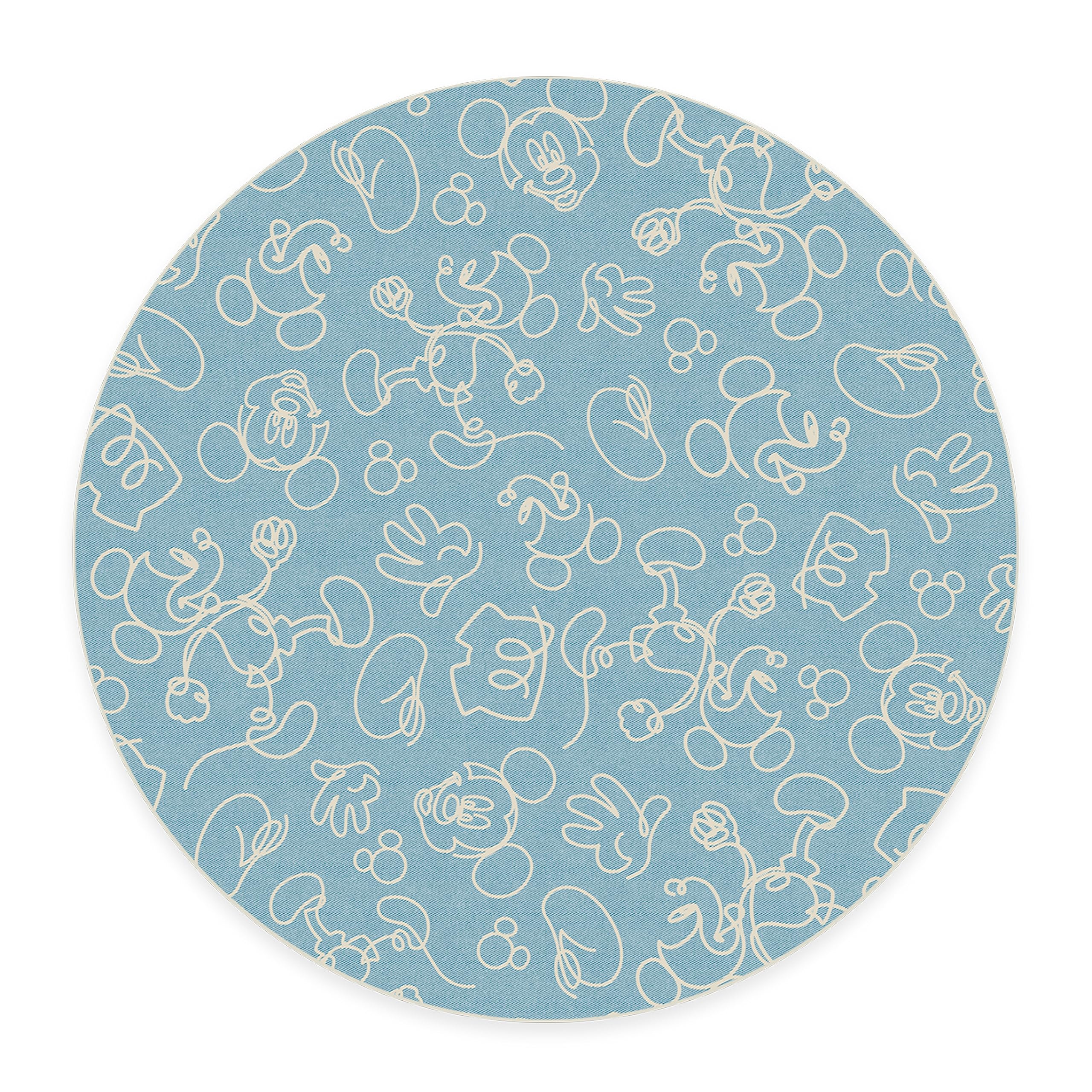 RUGGABLE Disney Classic Minnie Mouse Washable Rug - Perfect Area Rug for Nursery Playroom Kids Room - Pet & Child Friendly - Stain & Water Resistant - Trellis Pink 5&