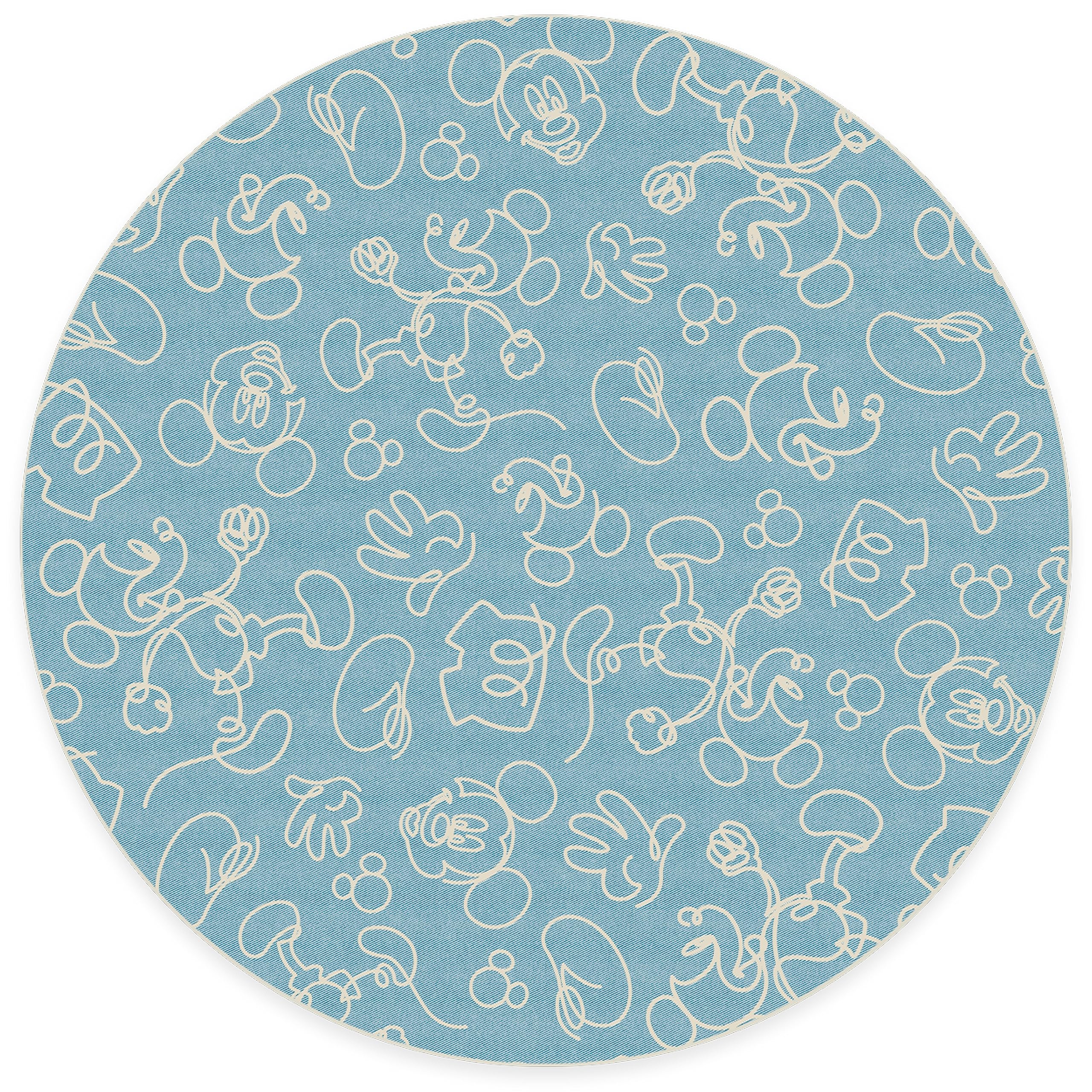 RUGGABLE Disney Classic Minnie Mouse Washable Rug - Perfect Area Rug for Nursery Playroom Kids Room - Pet & Child Friendly - Stain & Water Resistant - Trellis Pink 5&