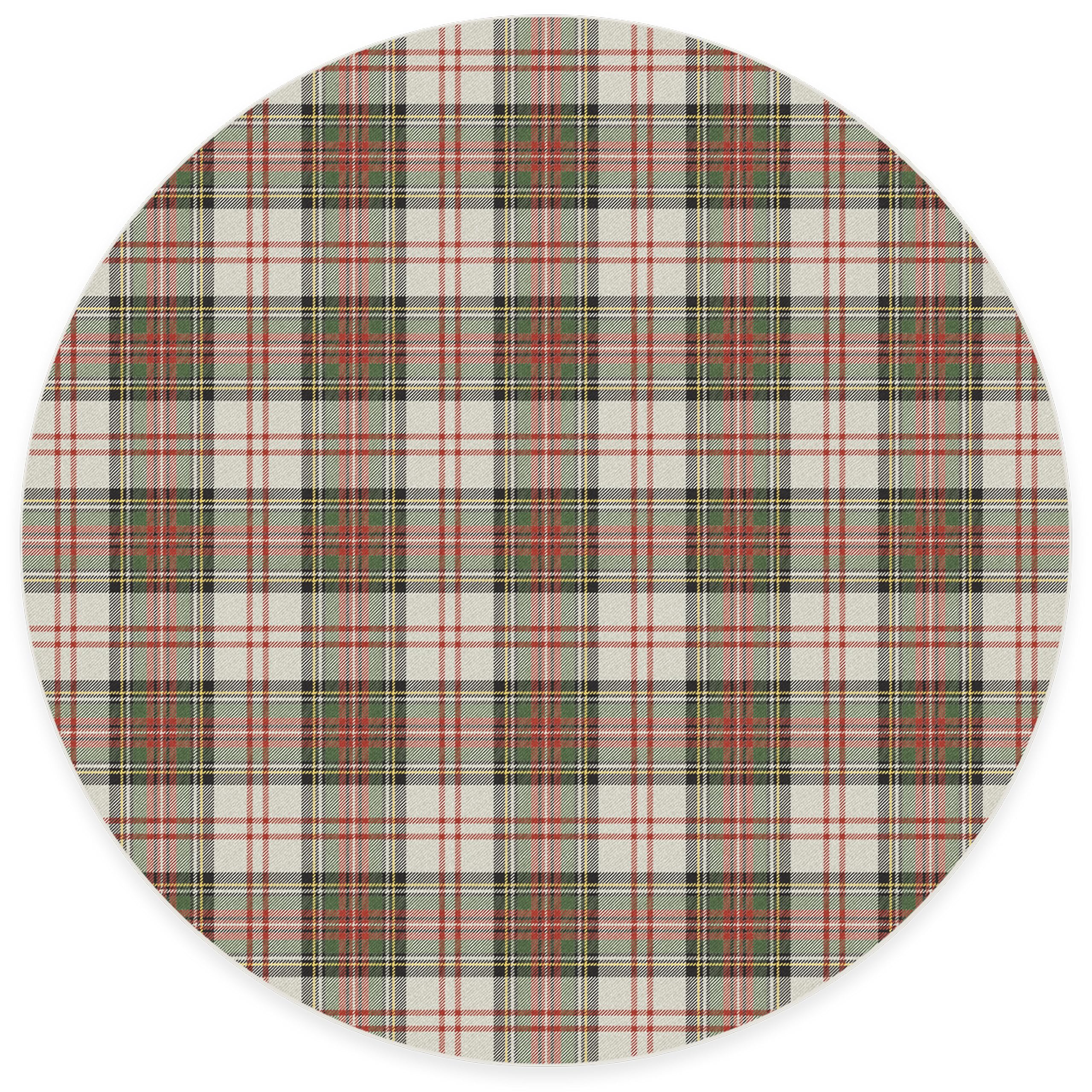 RUGGABLE Winter Plaid Washable Rug - Perfect Holiday Area Rug for Living Room Bedroom Kitchen - Pet & Child Friendly - Stain & Water Resistant - Dress Stewart Tartan Plaid 3&