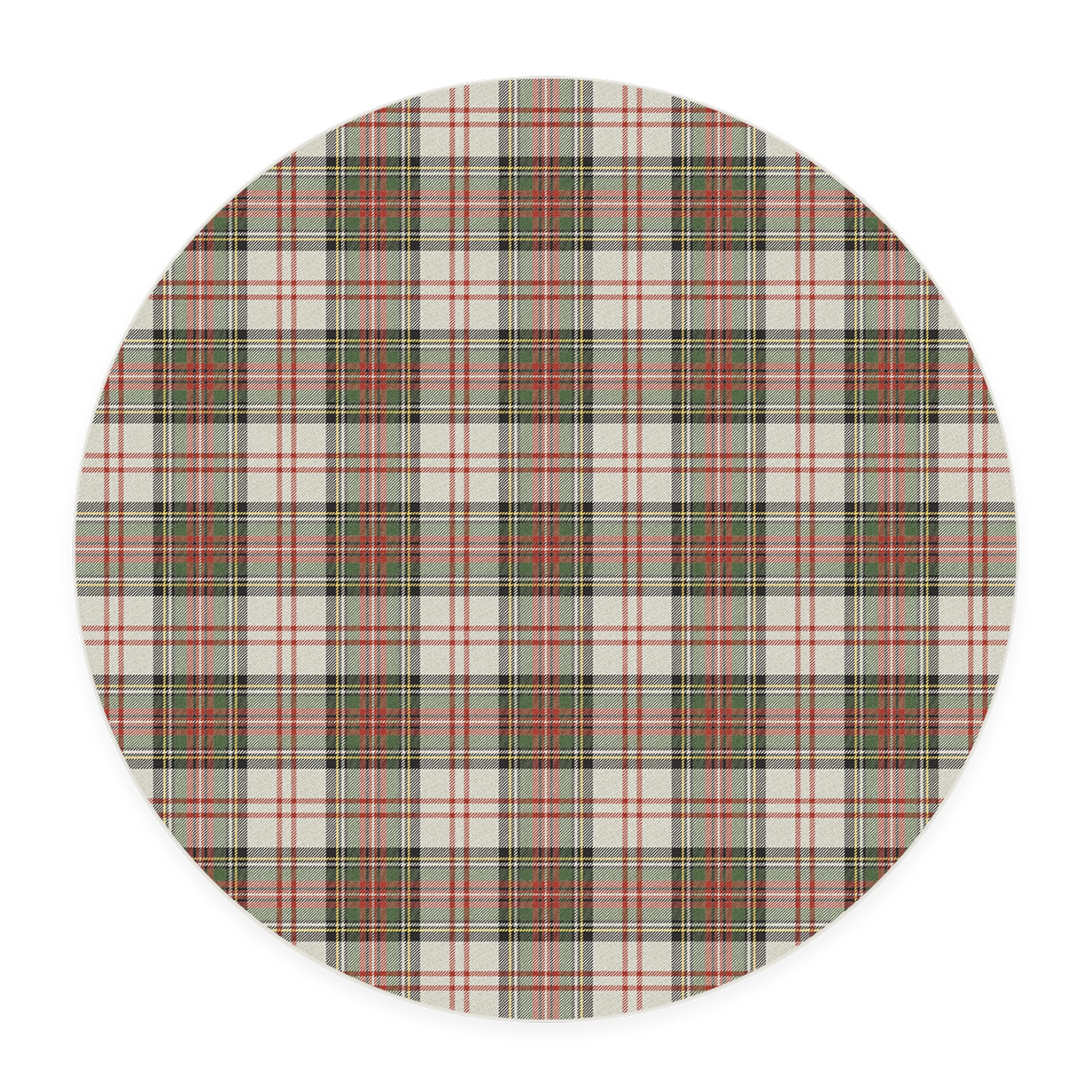 RUGGABLE Winter Plaid Washable Rug - Perfect Holiday Area Rug for Living Room Bedroom Kitchen - Pet & Child Friendly - Stain & Water Resistant - Dress Stewart Tartan Plaid 3&