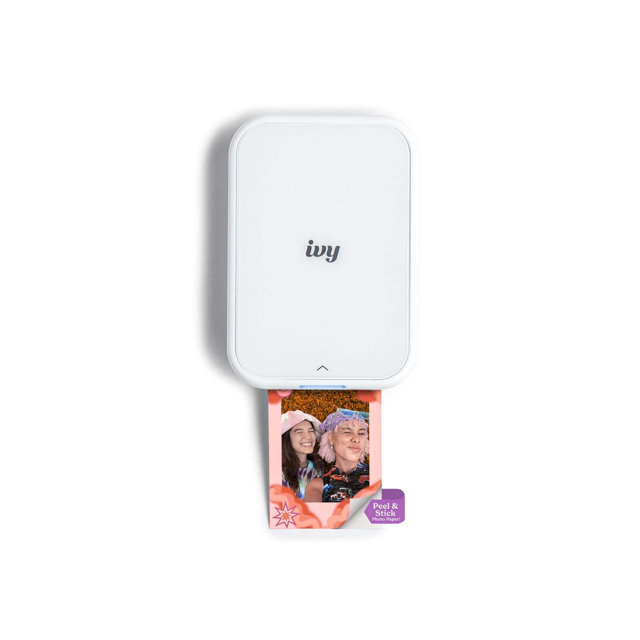 Canon Ivy 2 Mini Photo Printer, Print from Compatible iOS & Android Devices, Sticky-Back Prints, Pure White