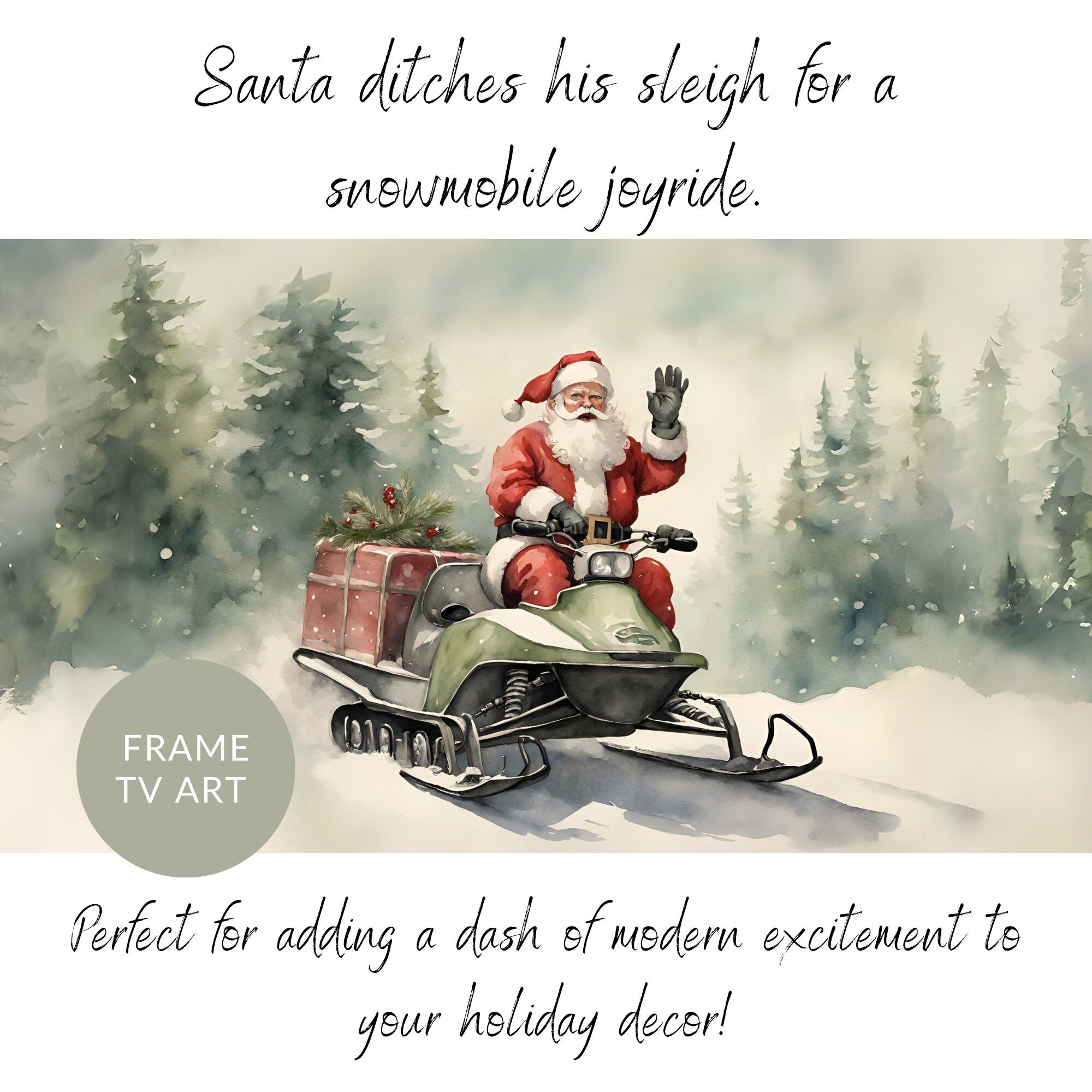 Fun Christmas Art | Santa&
