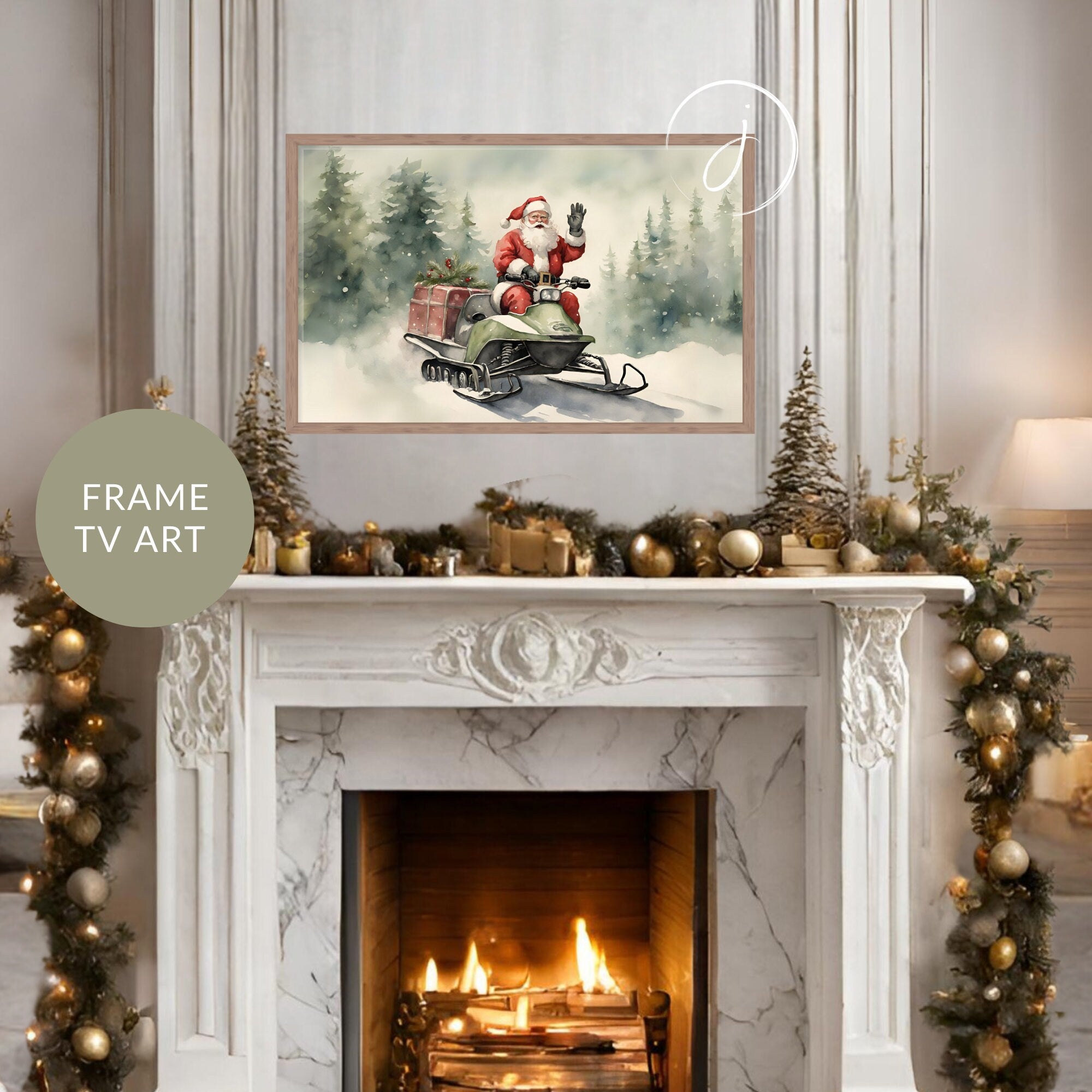 Fun Christmas Art | Santa&