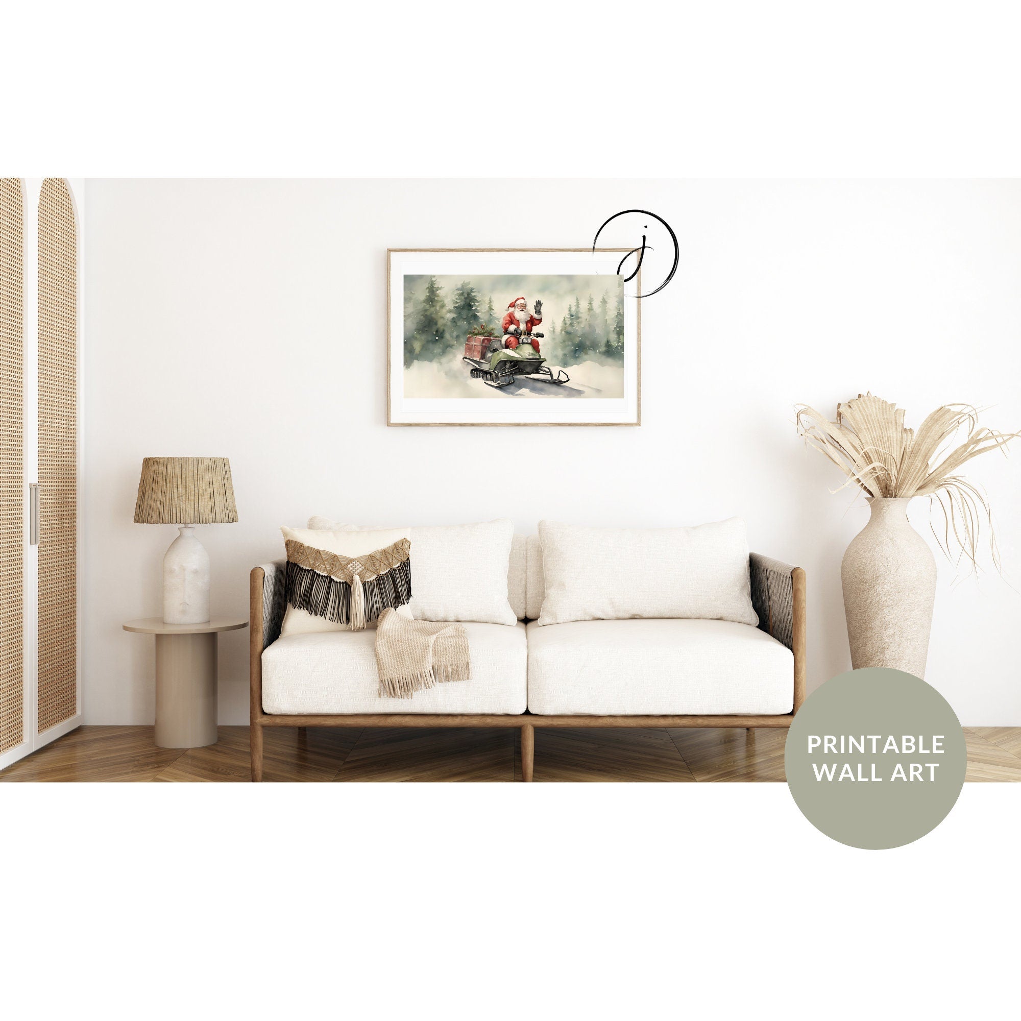 Fun Christmas Art | Santa&