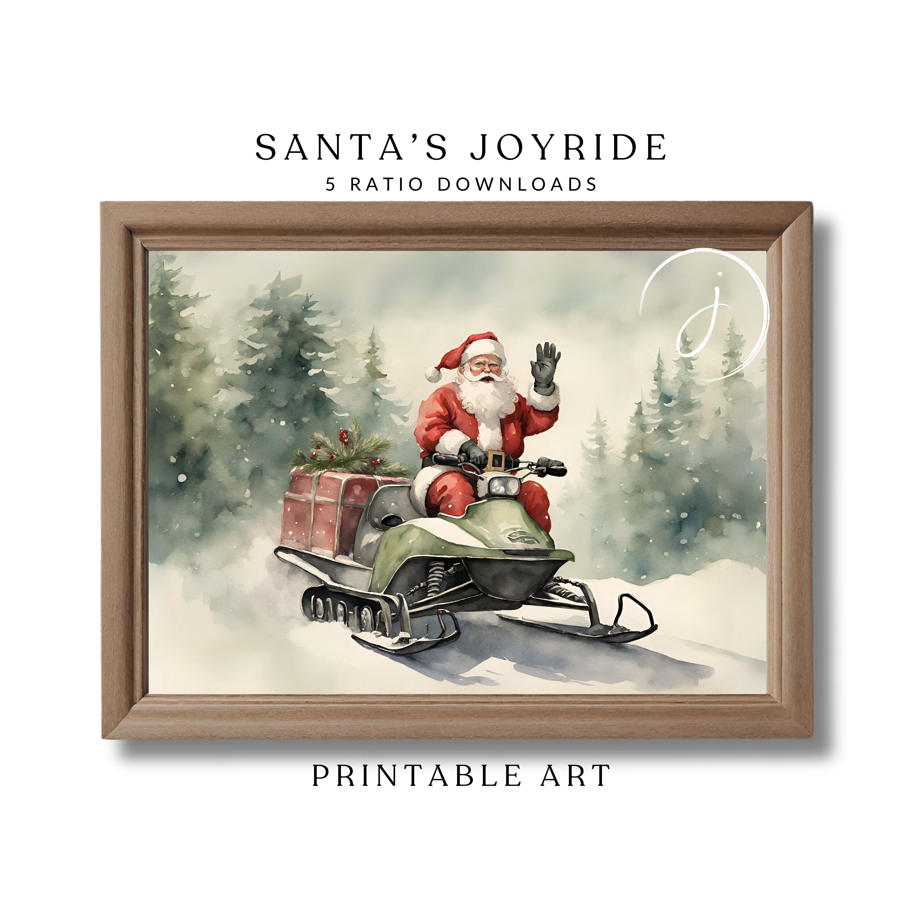 Fun Christmas Art | Santa&