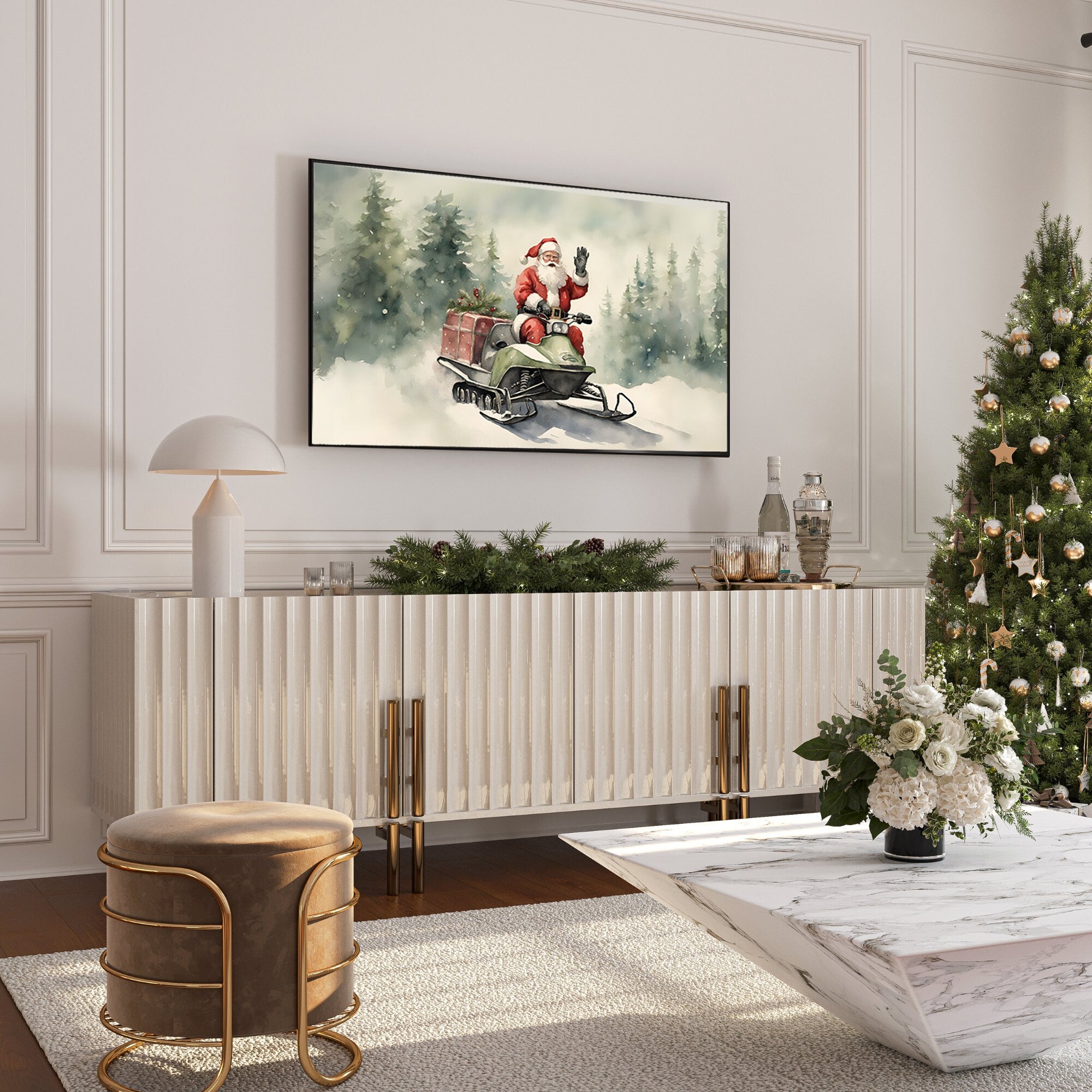 Fun Christmas Art | Santa&