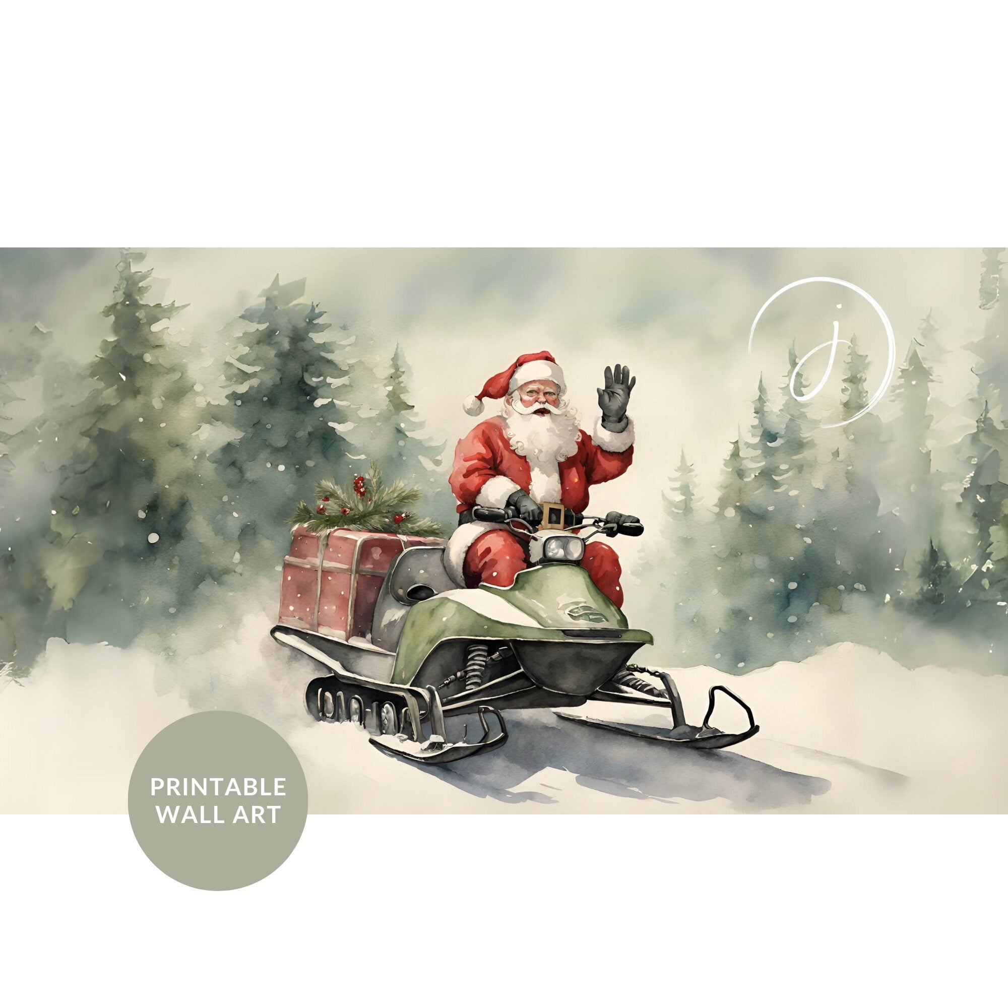 Fun Christmas Art | Santa&