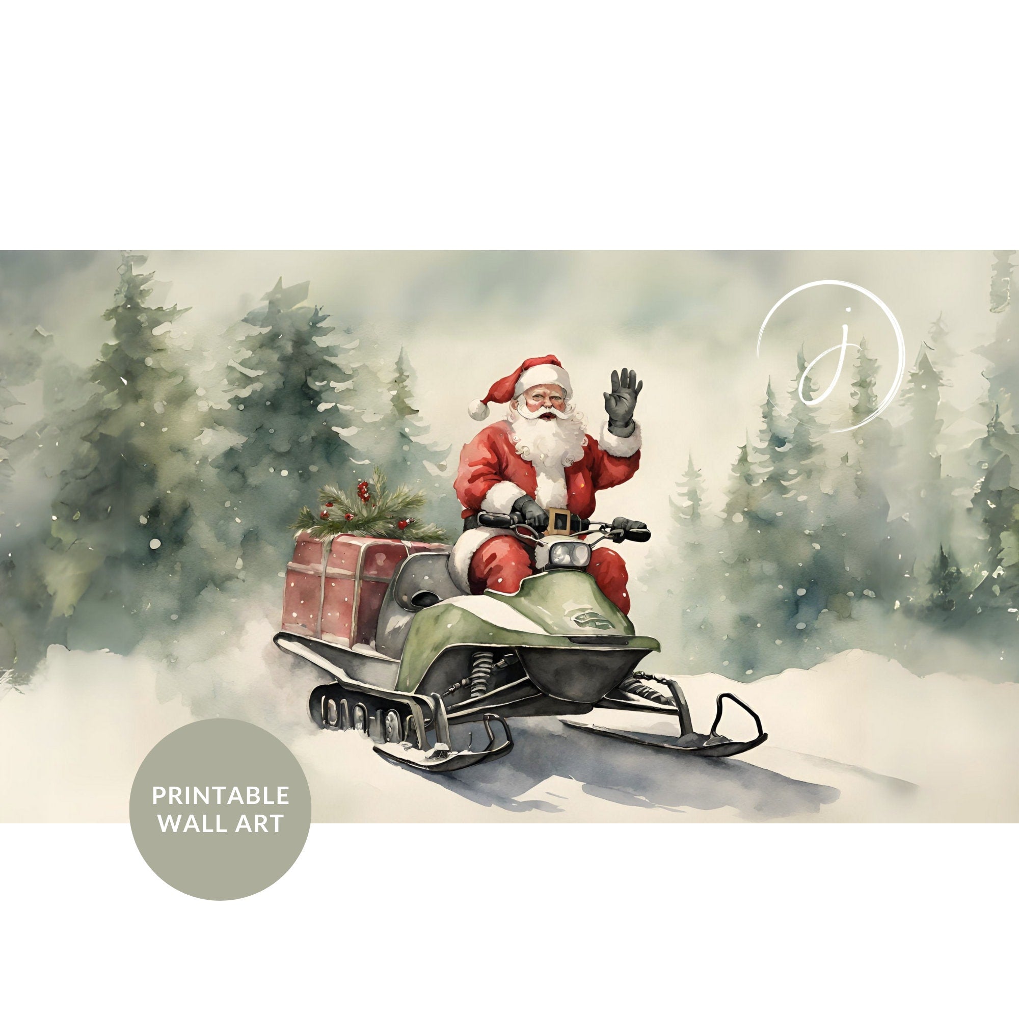 Fun Christmas Art | Santa&